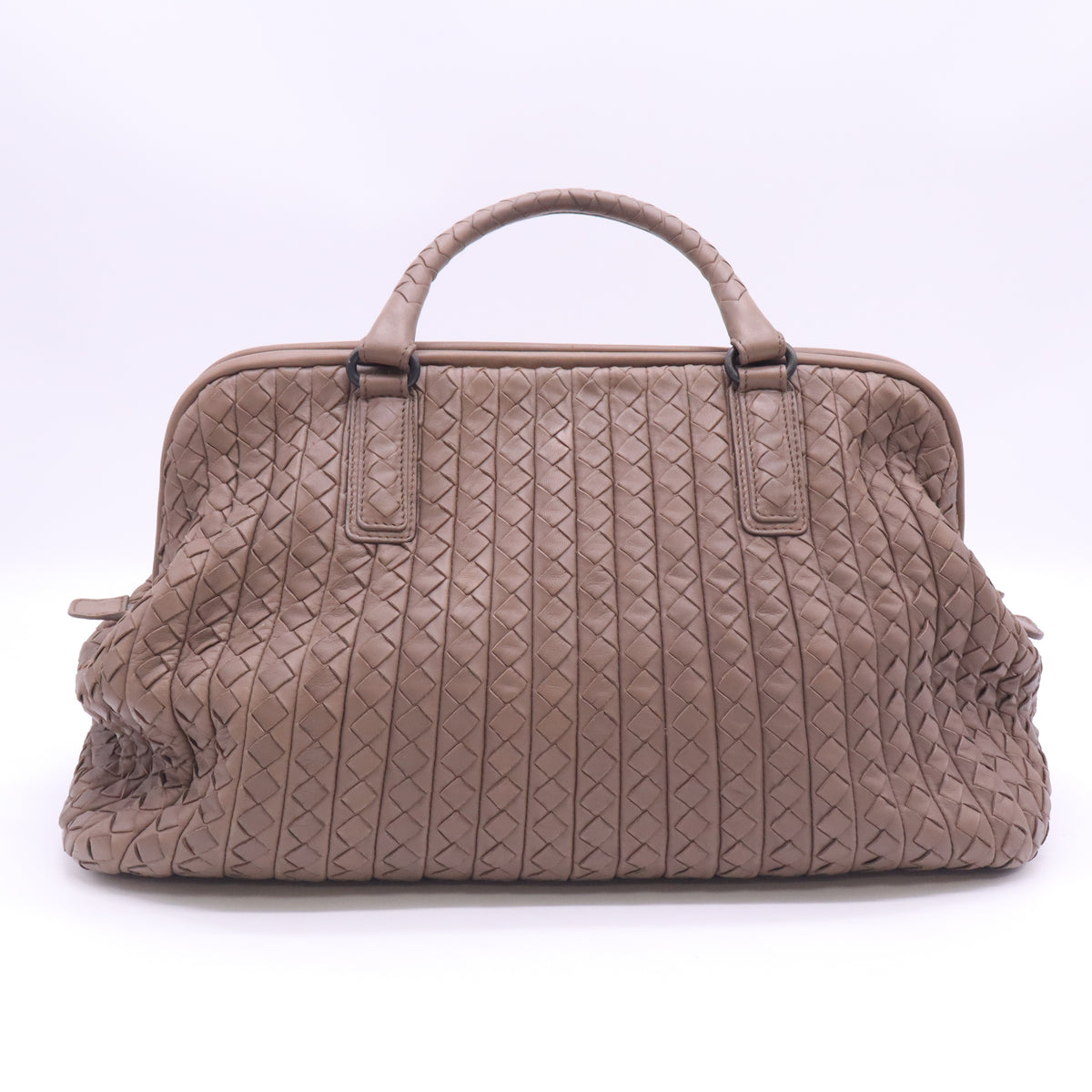 Pleated Intrecciato Handle Bag B24117