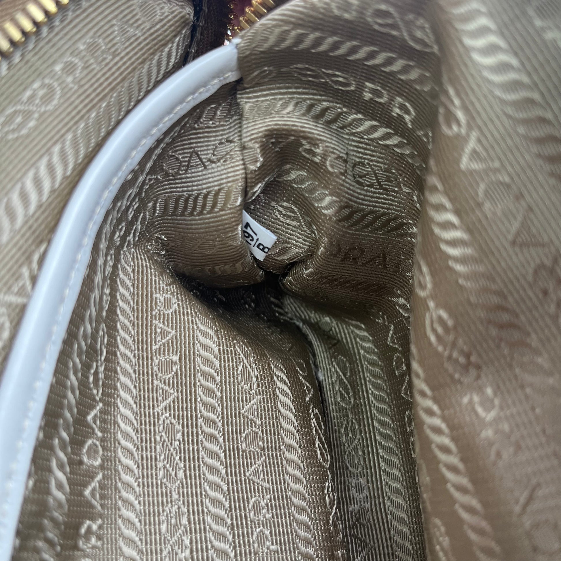 Canapa Canvas Crossbody Bag White Light brown twins
