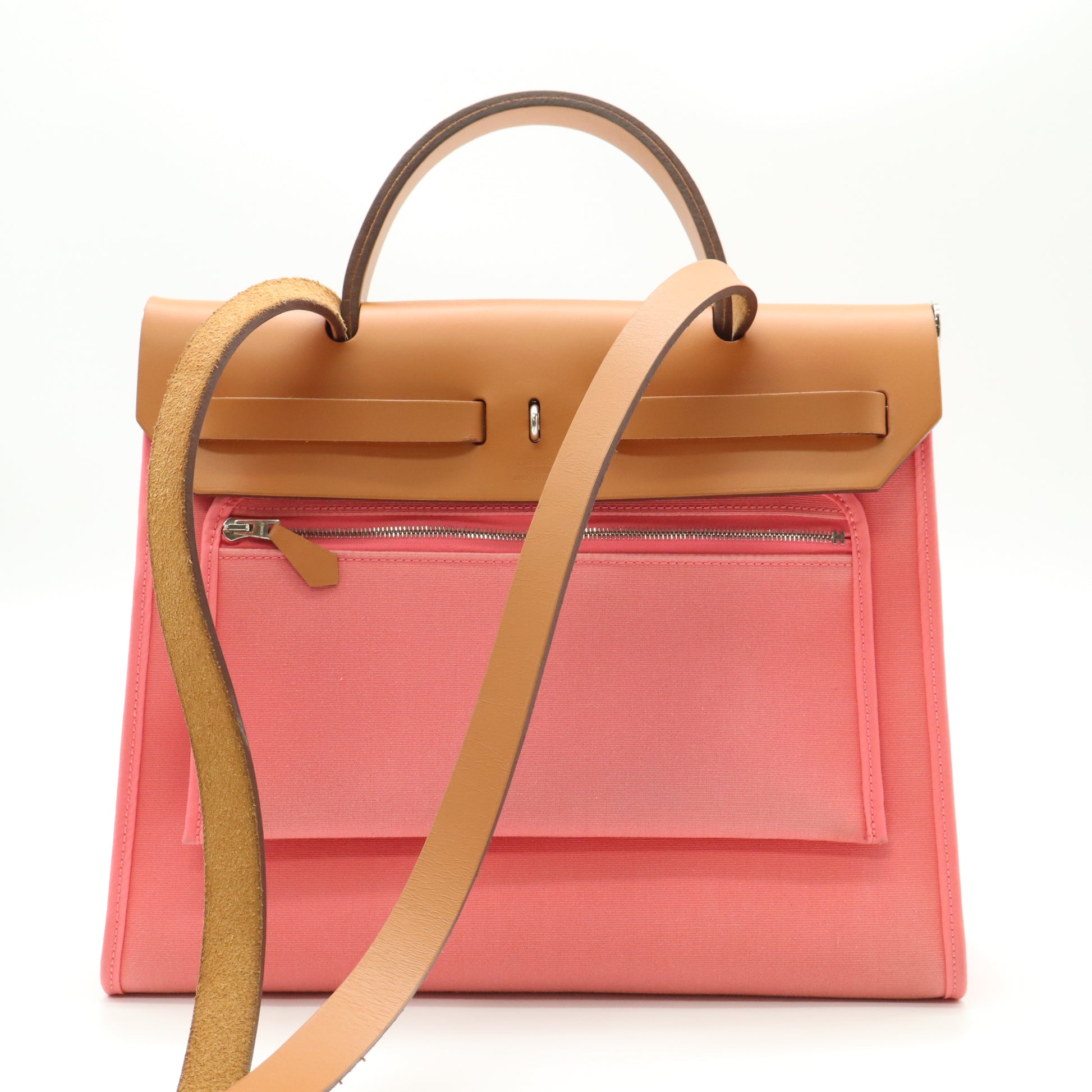 Herbag Zip Leather and Toile 39 B21915