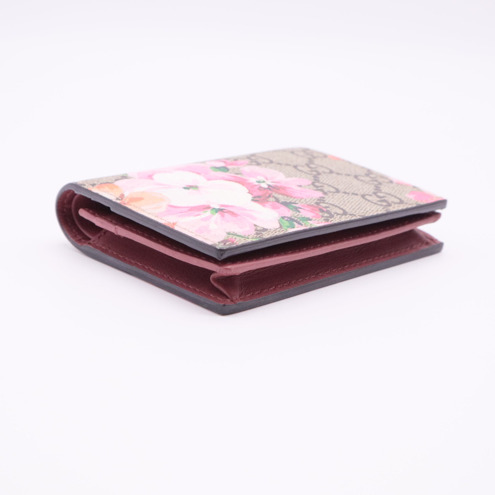 Supreme Monogram Blooms Card Case Wallet Beige Multicolor twins