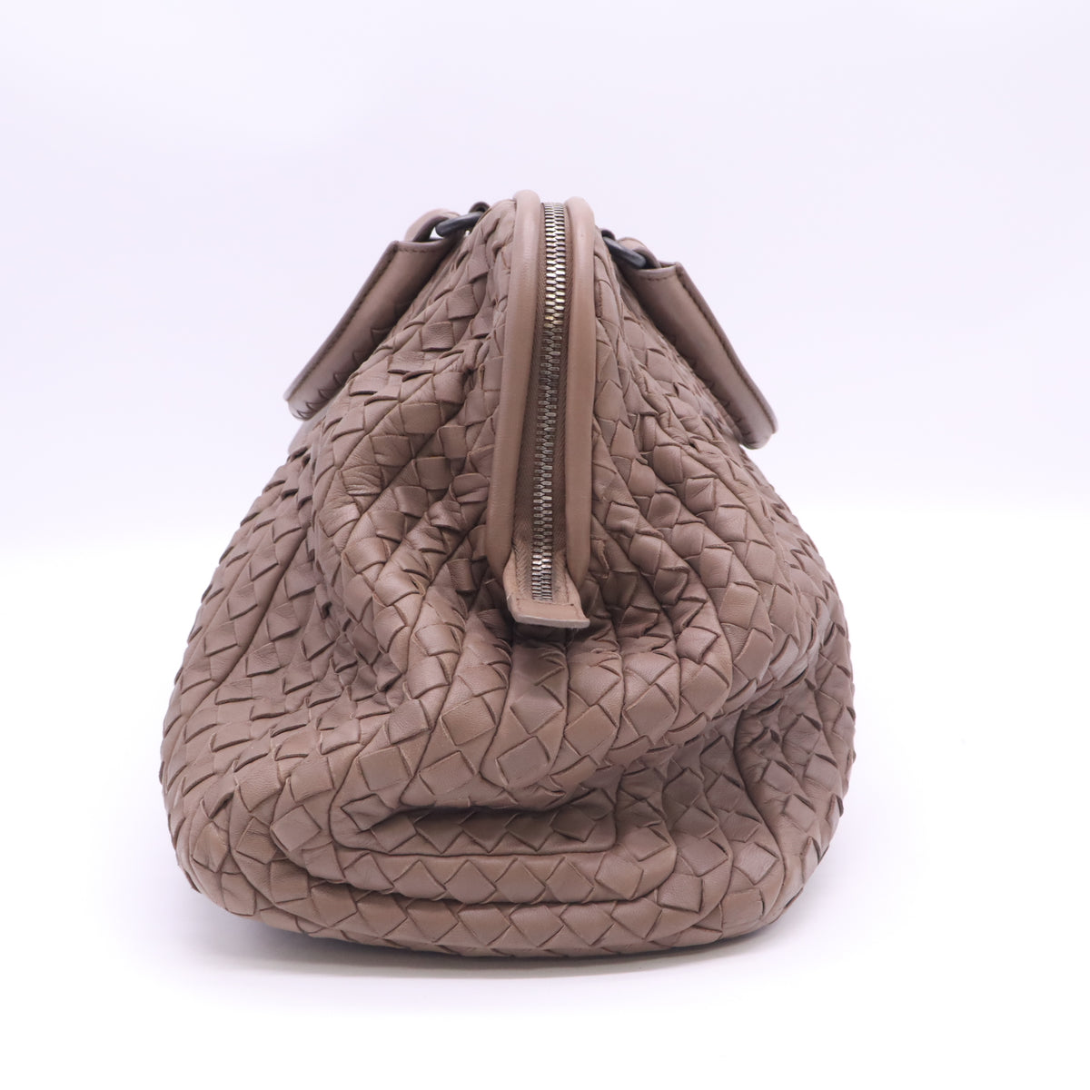 Pleated Intrecciato Handle Bag B24117