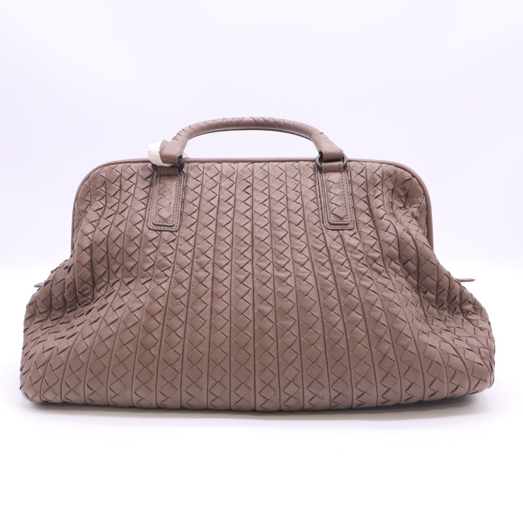 Pleated Intrecciato Handle Bag B24117