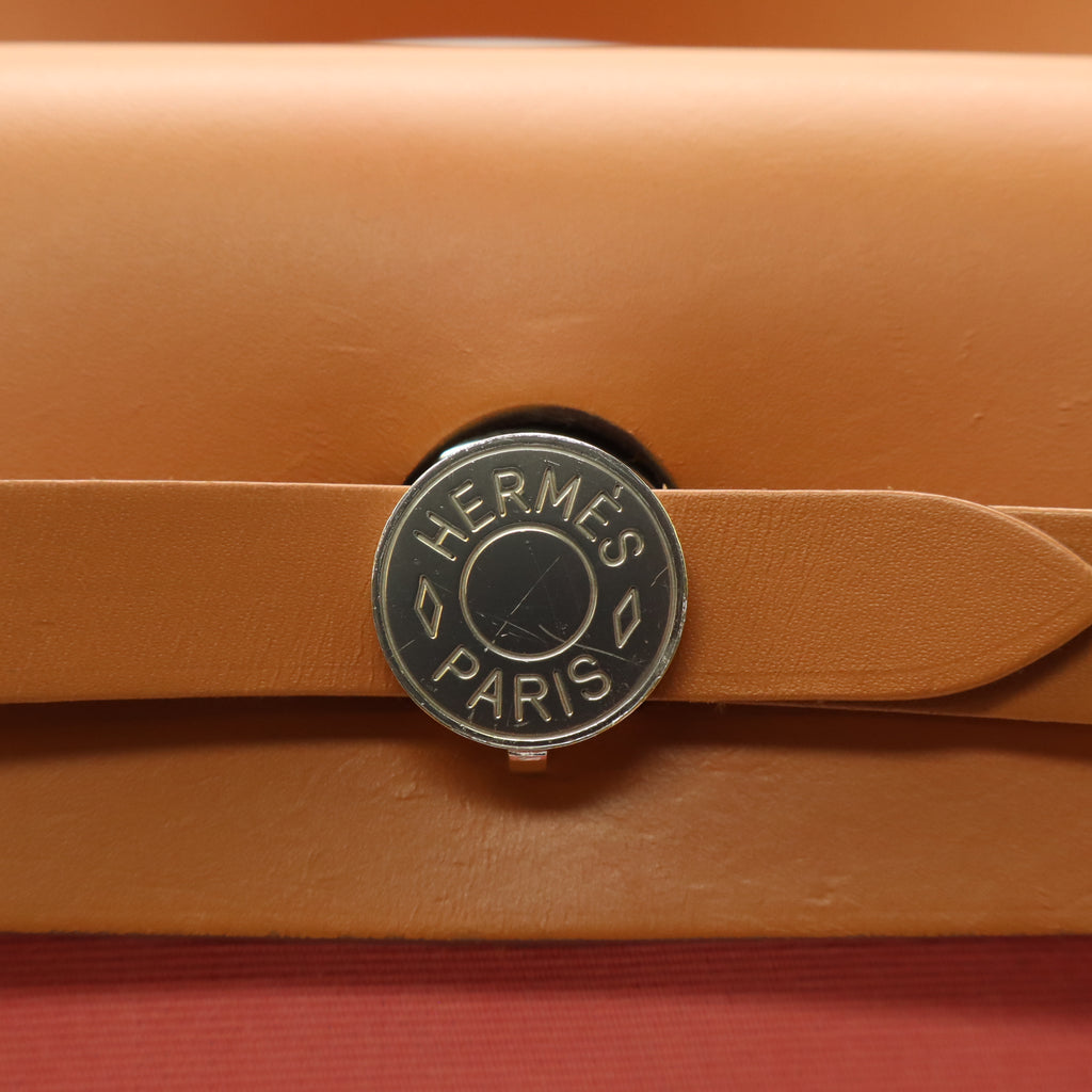 Herbag Zip Leather and Toile 39 B21915