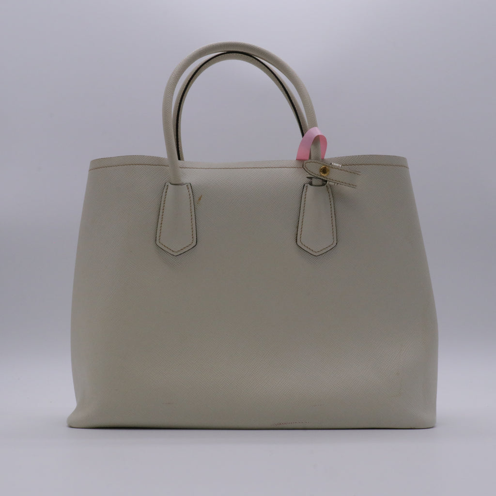 Saffiano Cuir Leather Double Medium twins