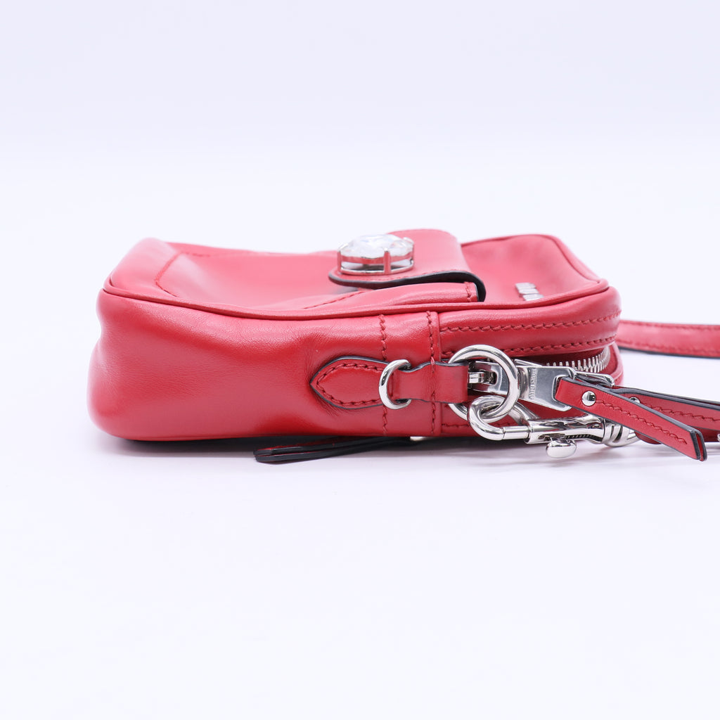 Miu Miu Leather Crossbody Bag  B21332