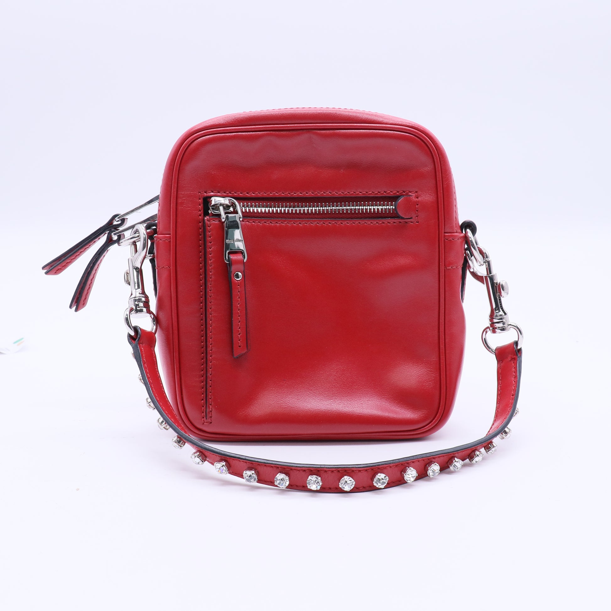 Miu Miu Leather Crossbody Bag  B21332