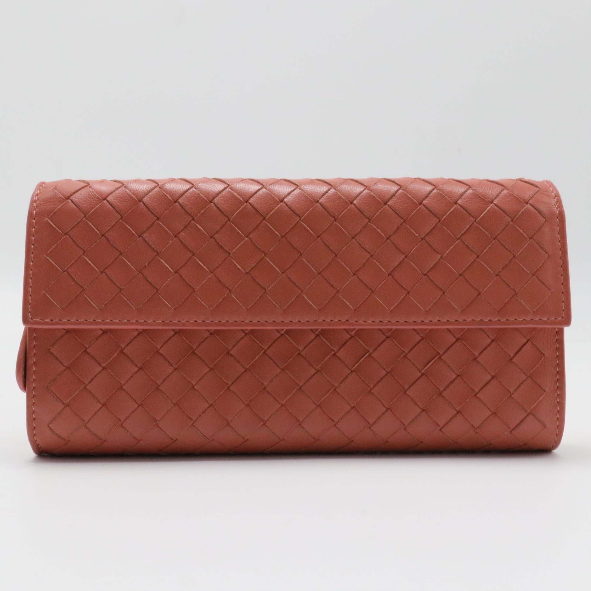 Nappa Intrecciato Flap Wallet