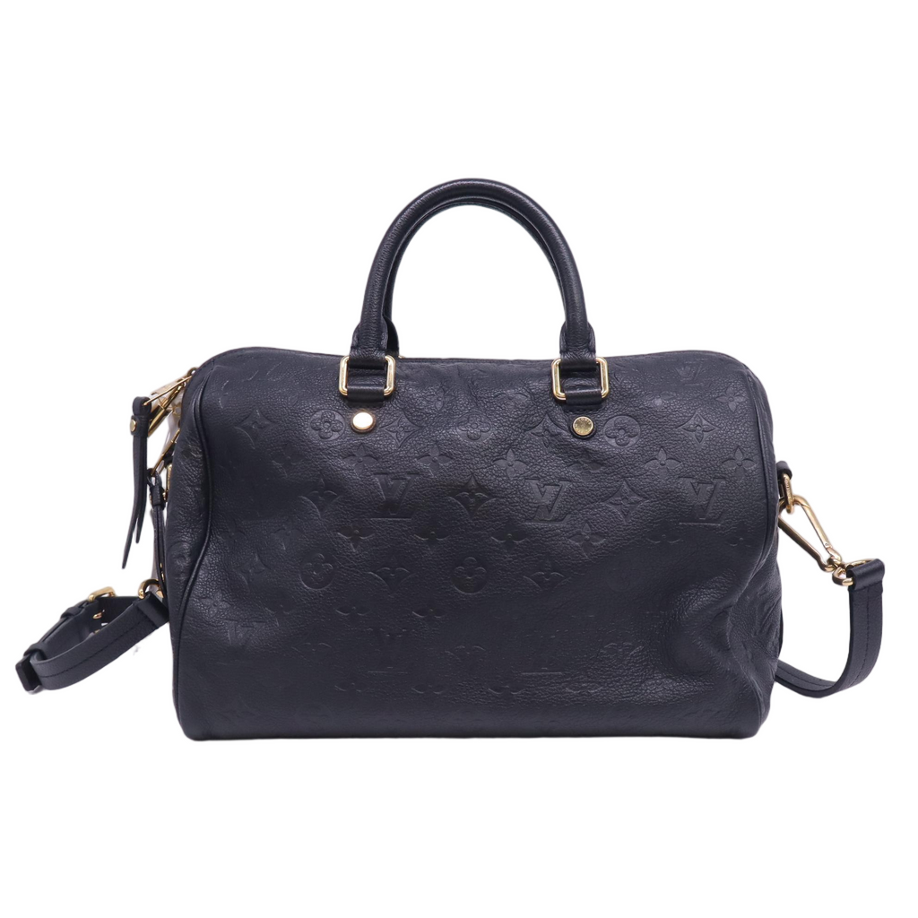 Louis Vuitton Empreinte Speedy Bandouliere 30 Black Twins B24024