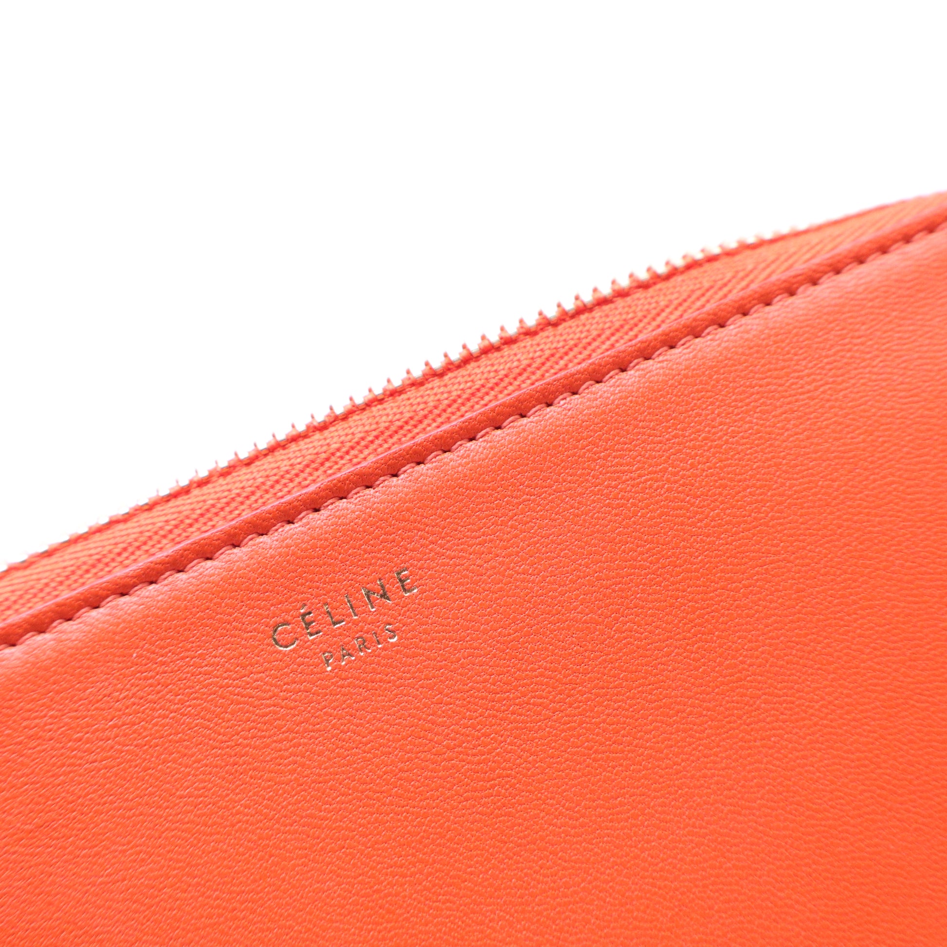 Bi-Color Leather Large Zipped Multifunction Wallet W20889