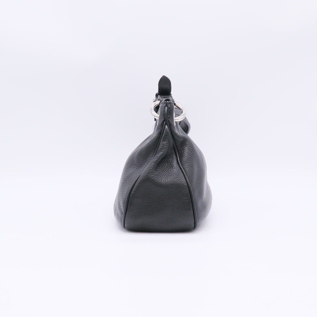 Vitello Daino Medium Belted Zip Shoulder Bag B23418