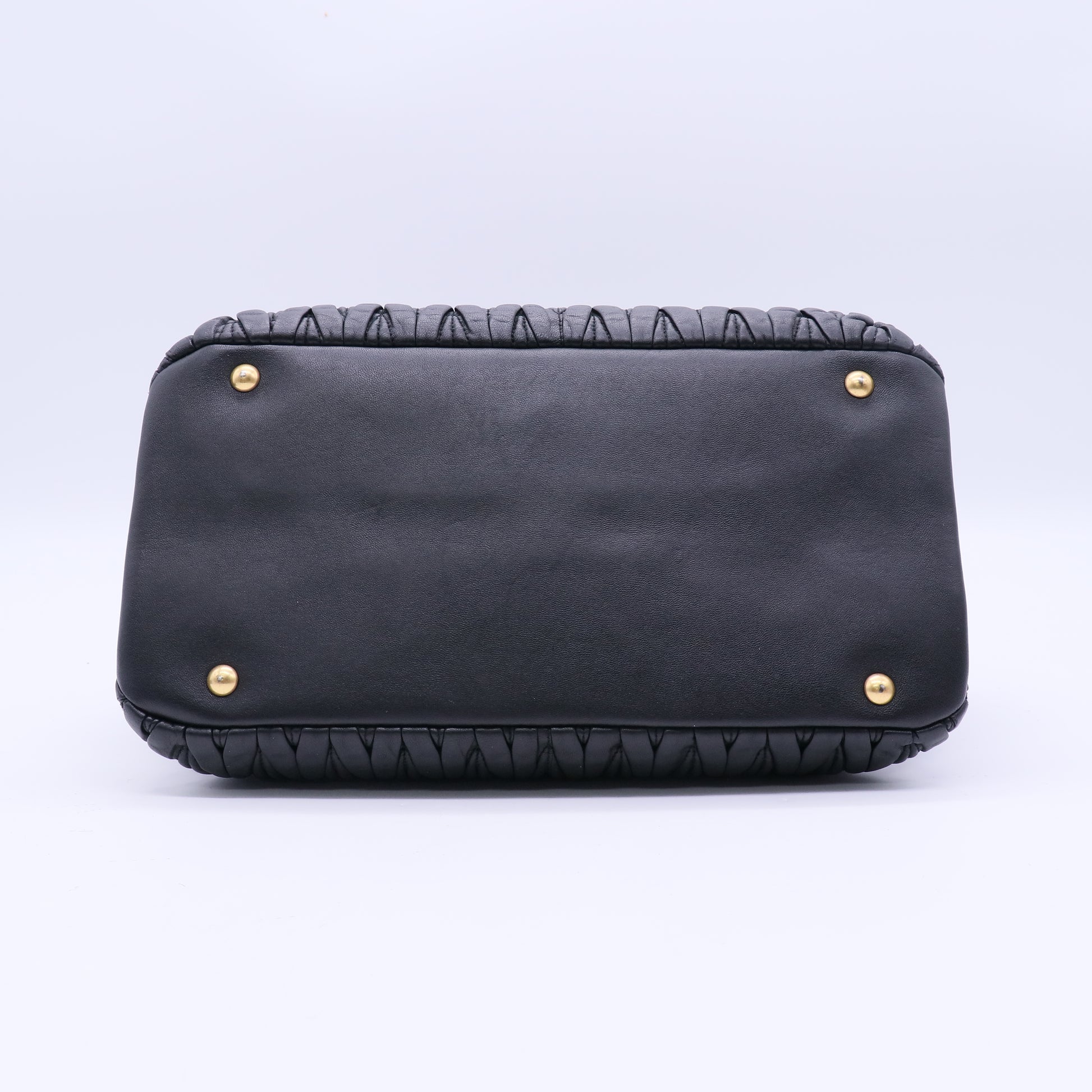 Miu Miu Convertible Tote Matelasse Leather Medium B20763