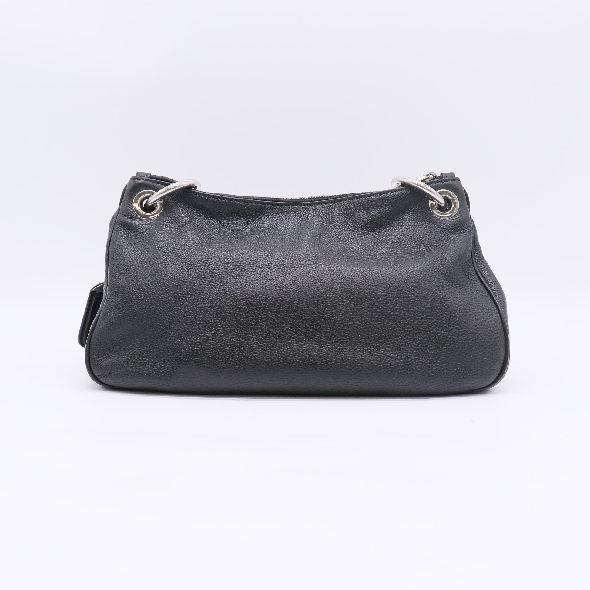 Vitello Daino Medium Belted Zip Shoulder Bag B23418