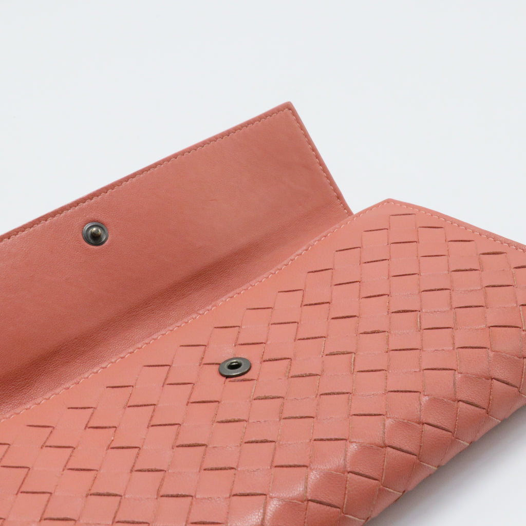 Nappa Intrecciato Flap Wallet
