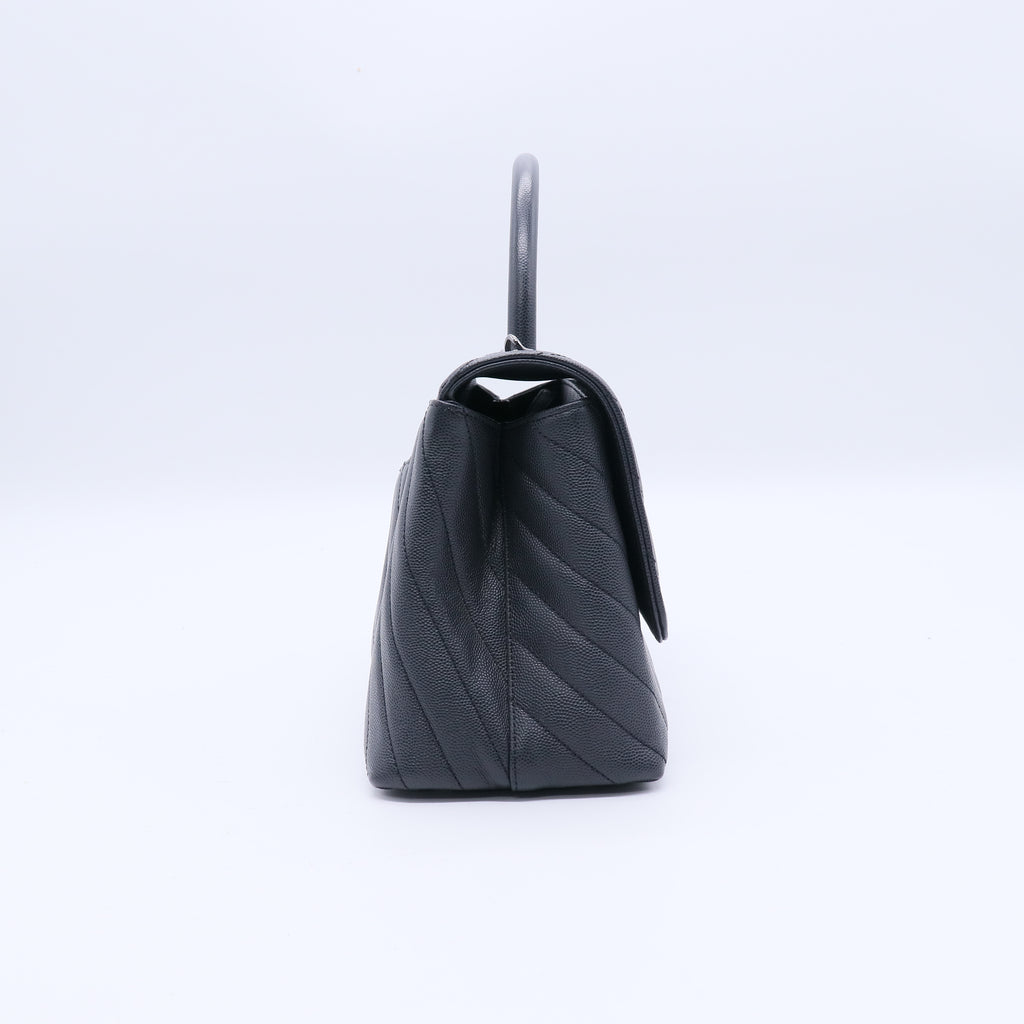 Small Chevron Coco Handle Bag B21459