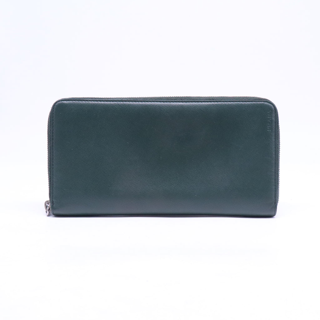 Saffiaon Leather Wallet Green W20728