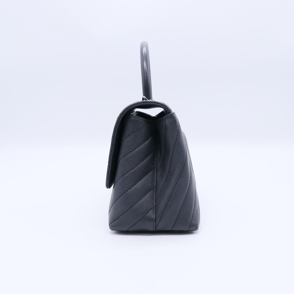 Small Chevron Coco Handle Bag B21459