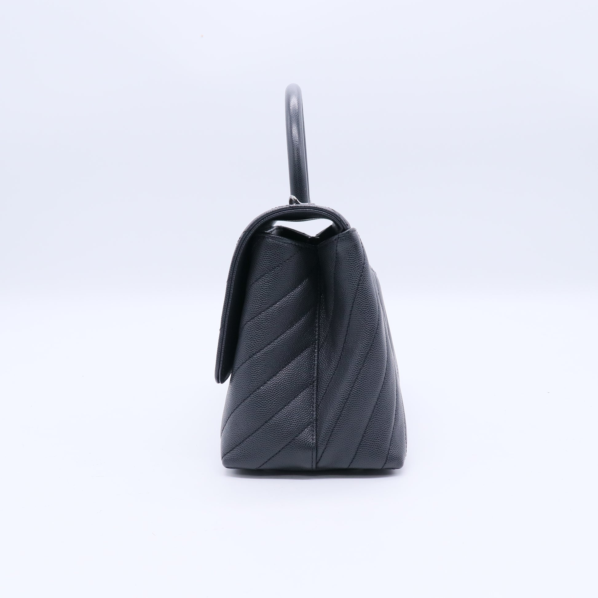 Small Chevron Coco Handle Bag B21459