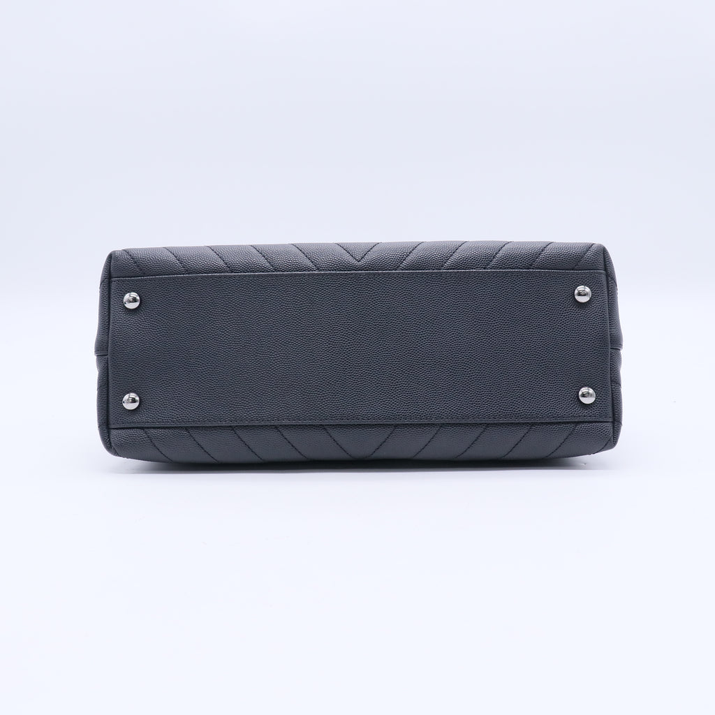 Small Chevron Coco Handle Bag B21459