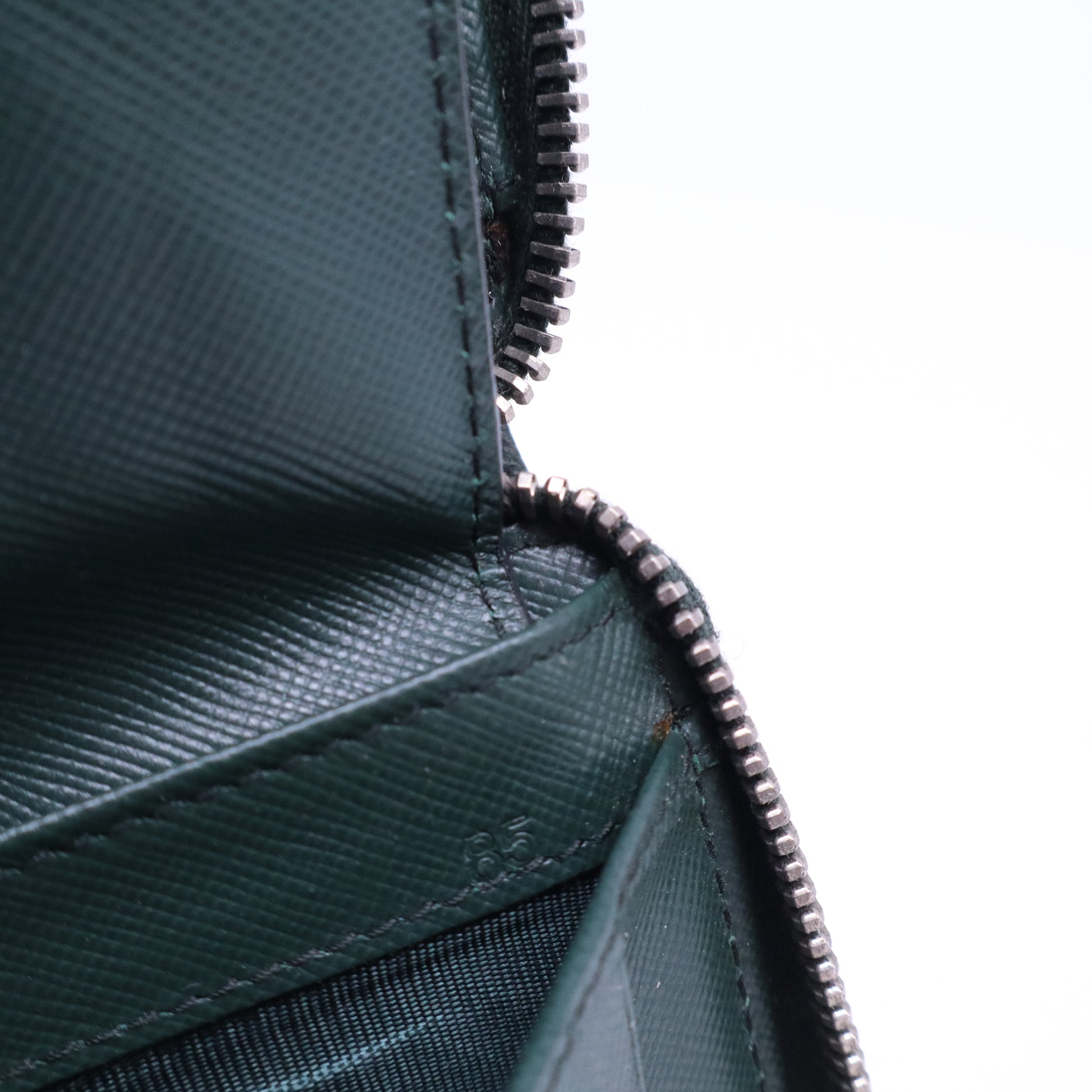 Saffiaon Leather Wallet Green W20728