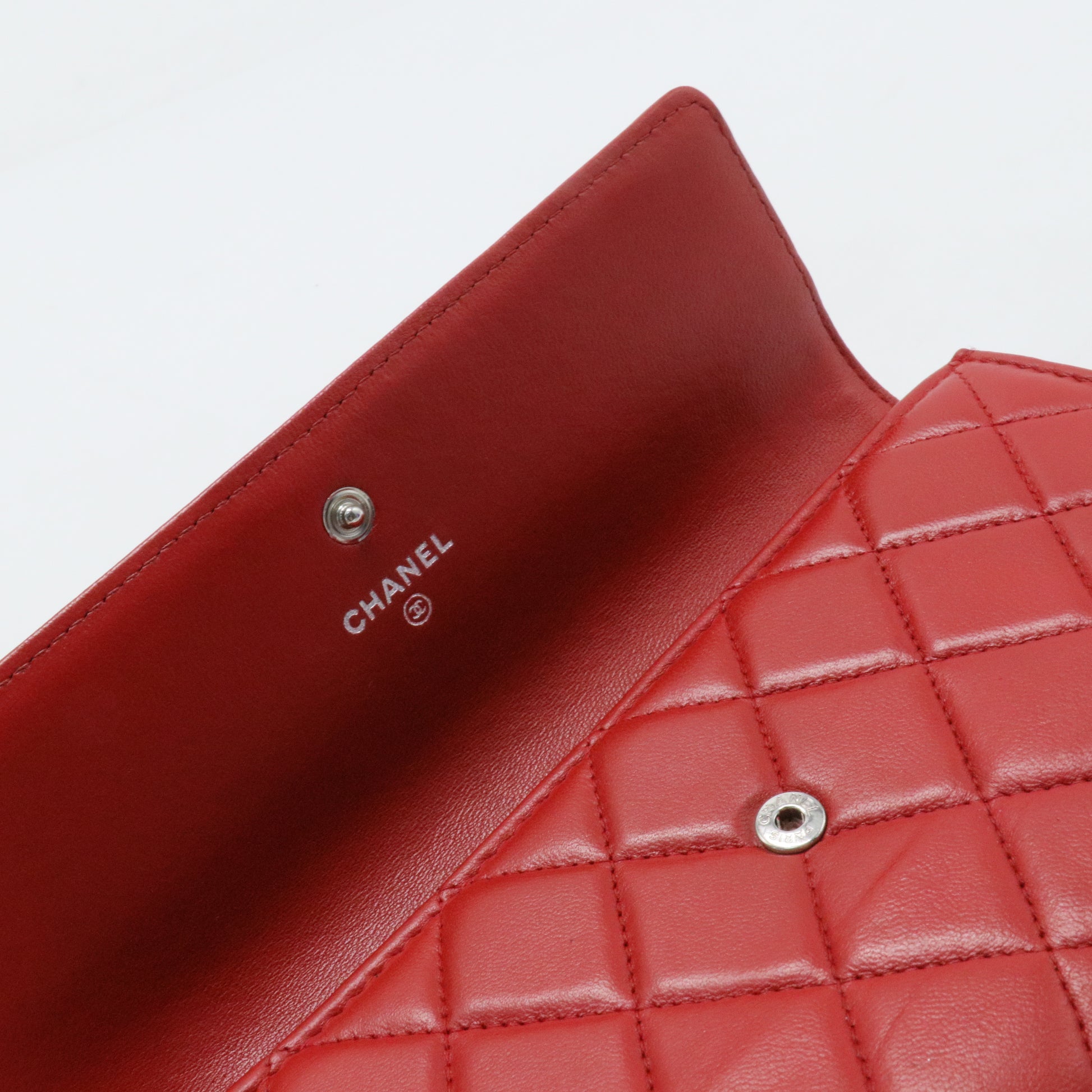 Boy Flap Wallet Quilted Caviar Long