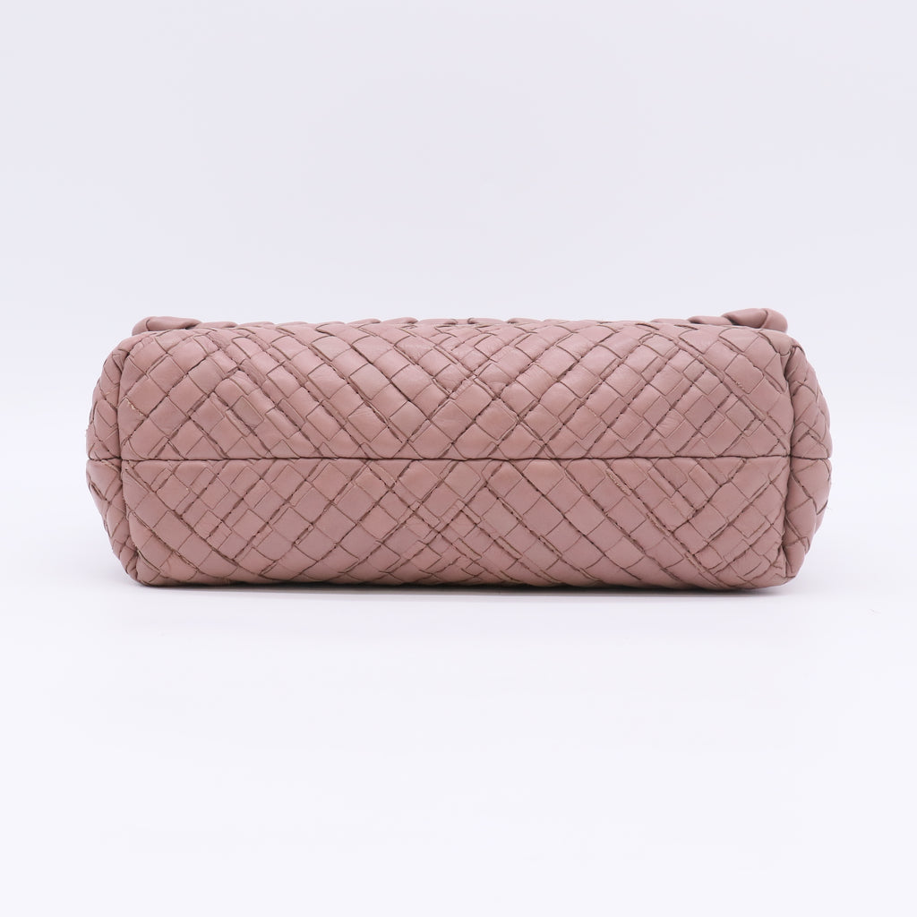 Bottega Veneta Intrecciato Stitched Small Olimpia Shoulder Bag B23471