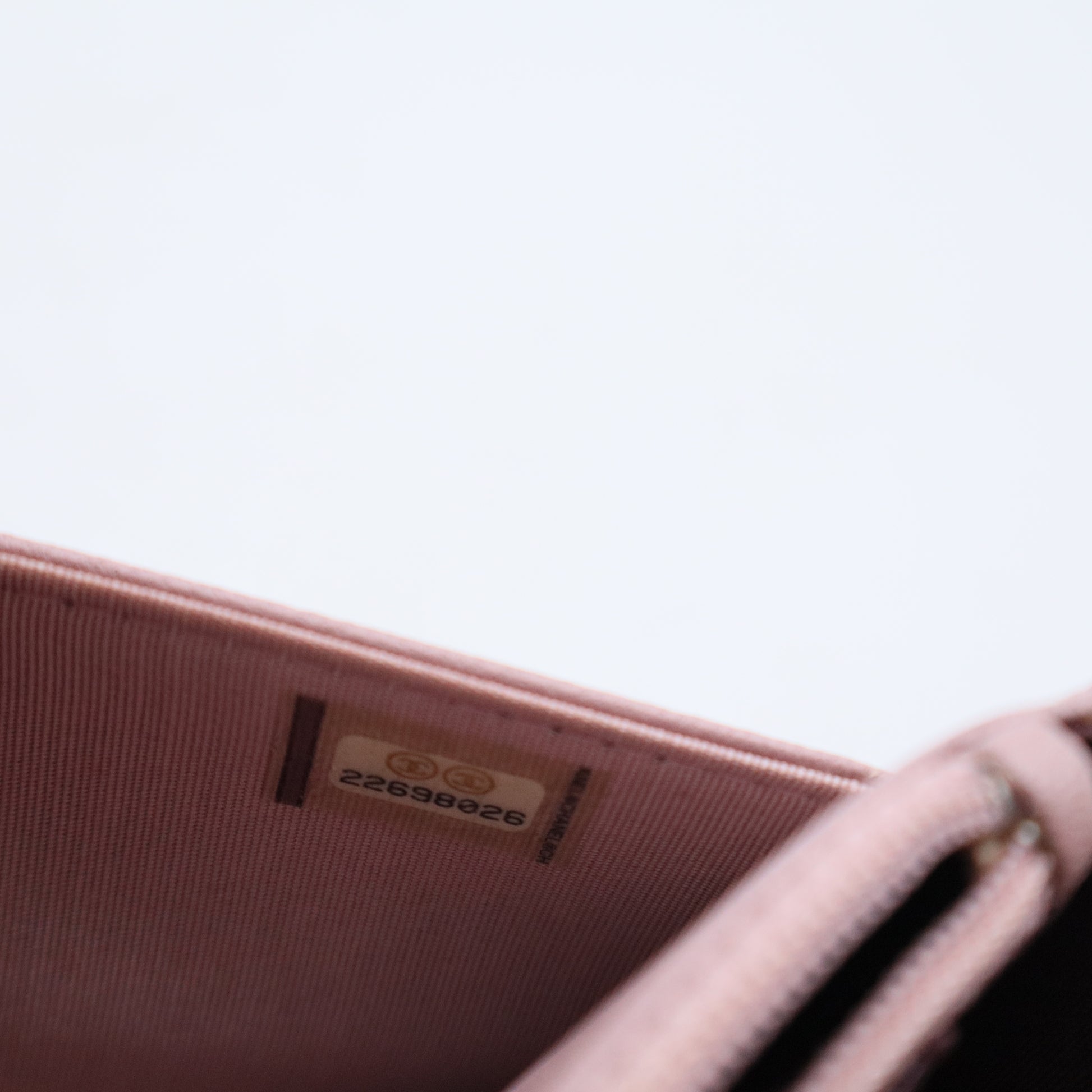 Mademoiselle Vintage Wallet on Chain Quilted Sheepskin B20513