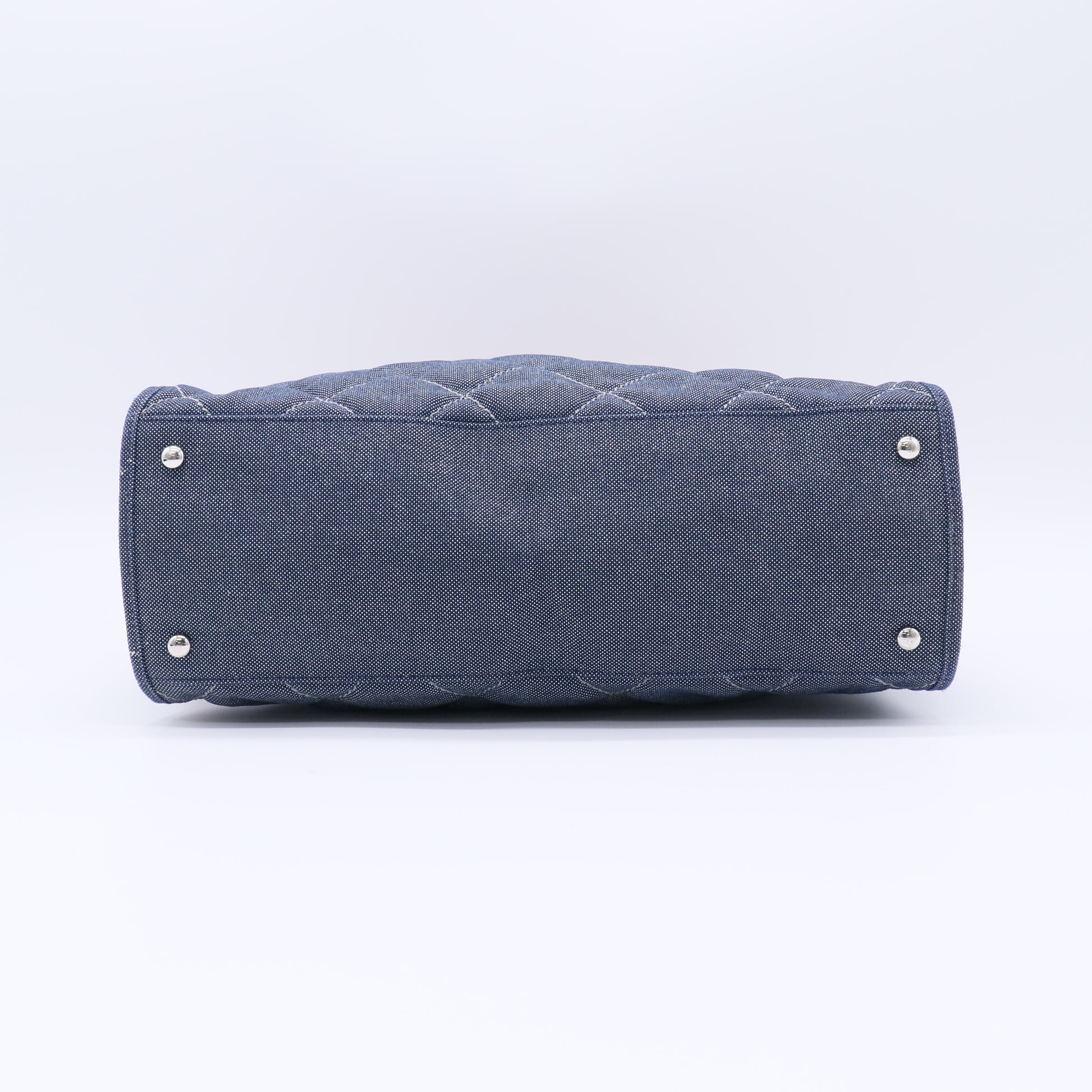 Chanel Blue Denim Tote B22477