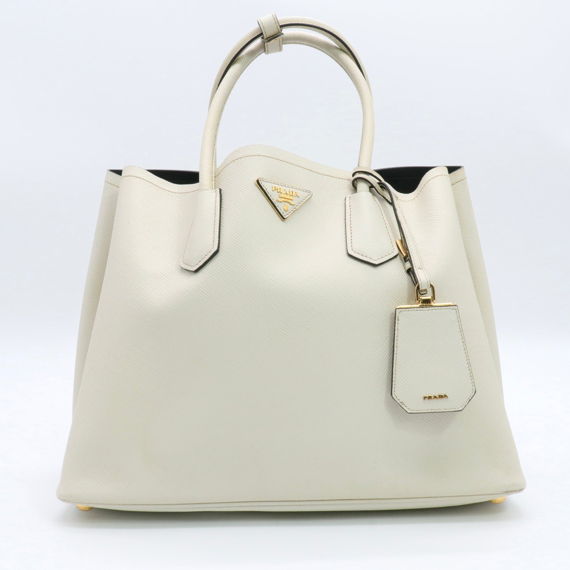 Saffiano Cuir Leather Double Medium twins