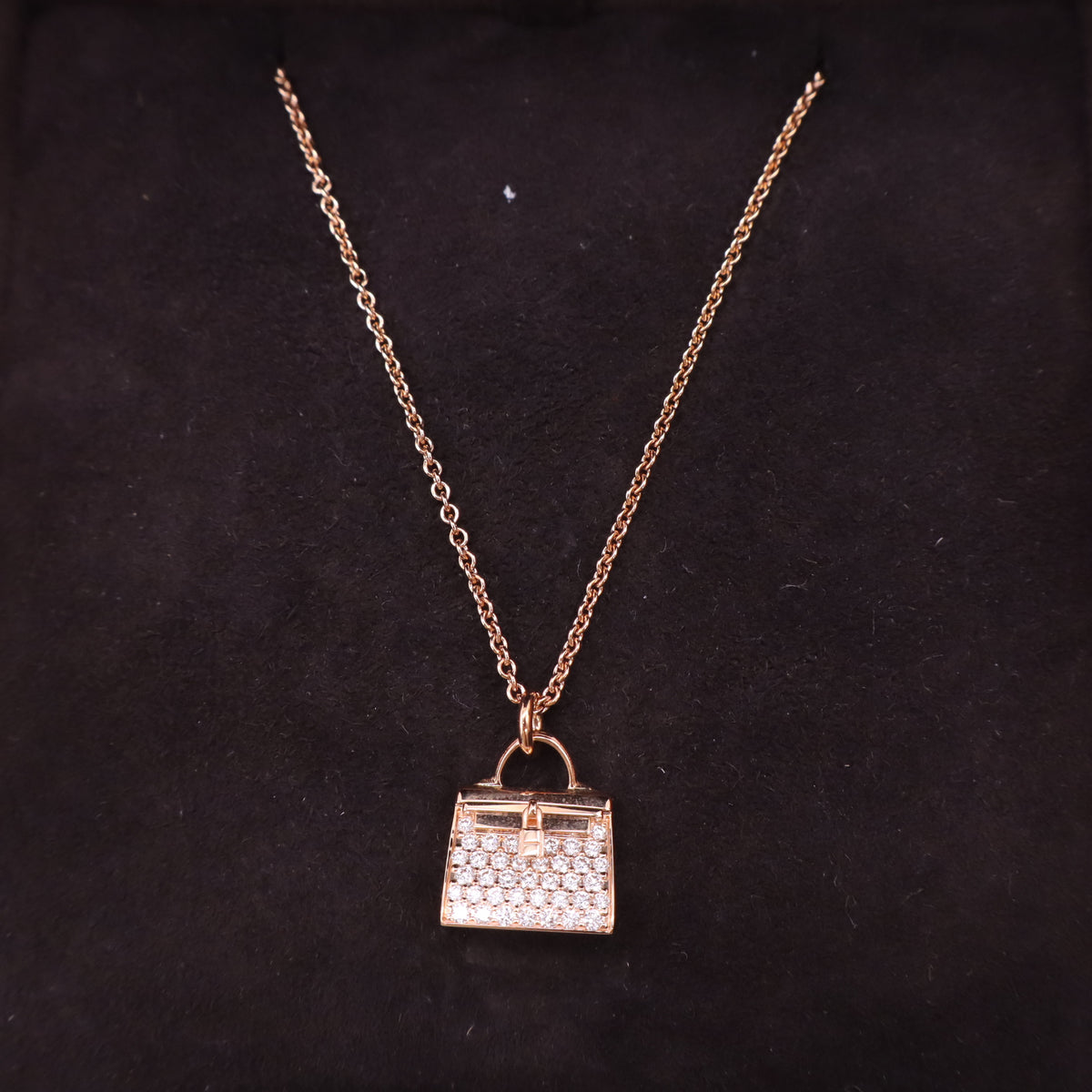 Hermès Amulettes Kelly Pendant Necklace Twins LDJ6058