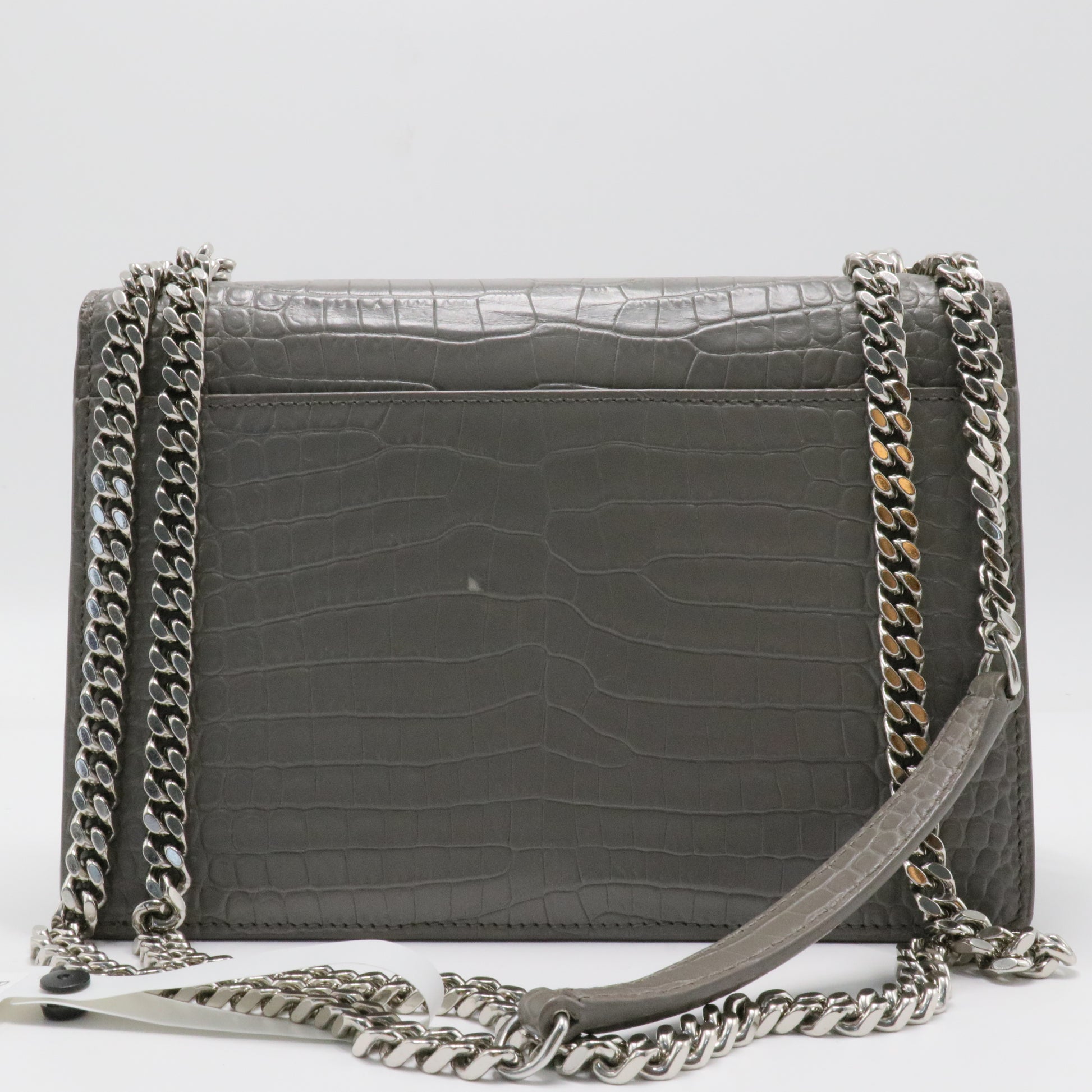 Crocodile Embossed Medium Monogram Sunset Bag