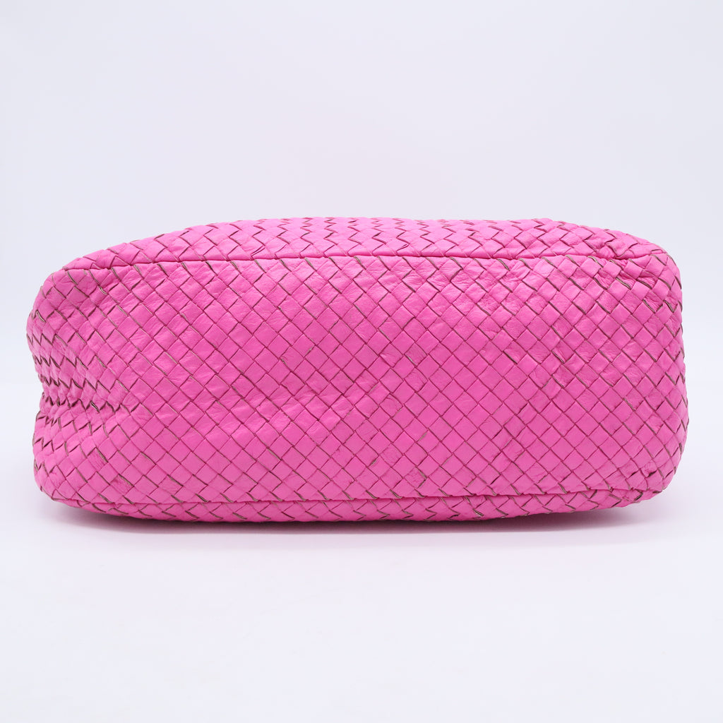 Nappa Intrecciato Boston Bag B20376