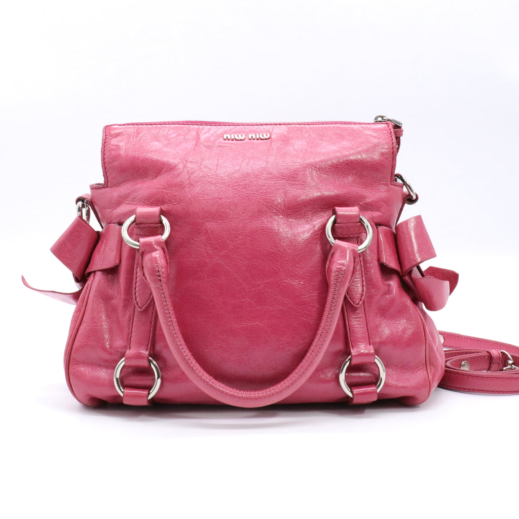 Vitello Lux Mini Bow Bag Loto twins