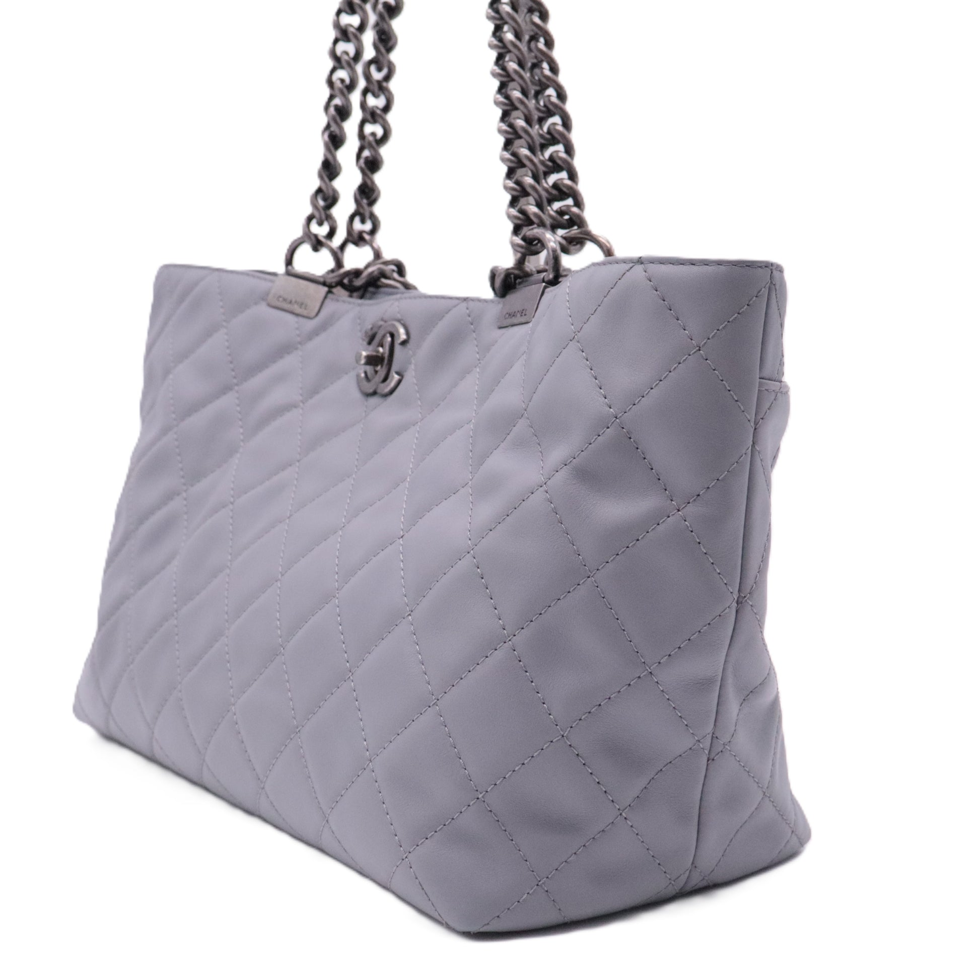 Shopping In Chains Tote Quilted Calfskin Large For precious