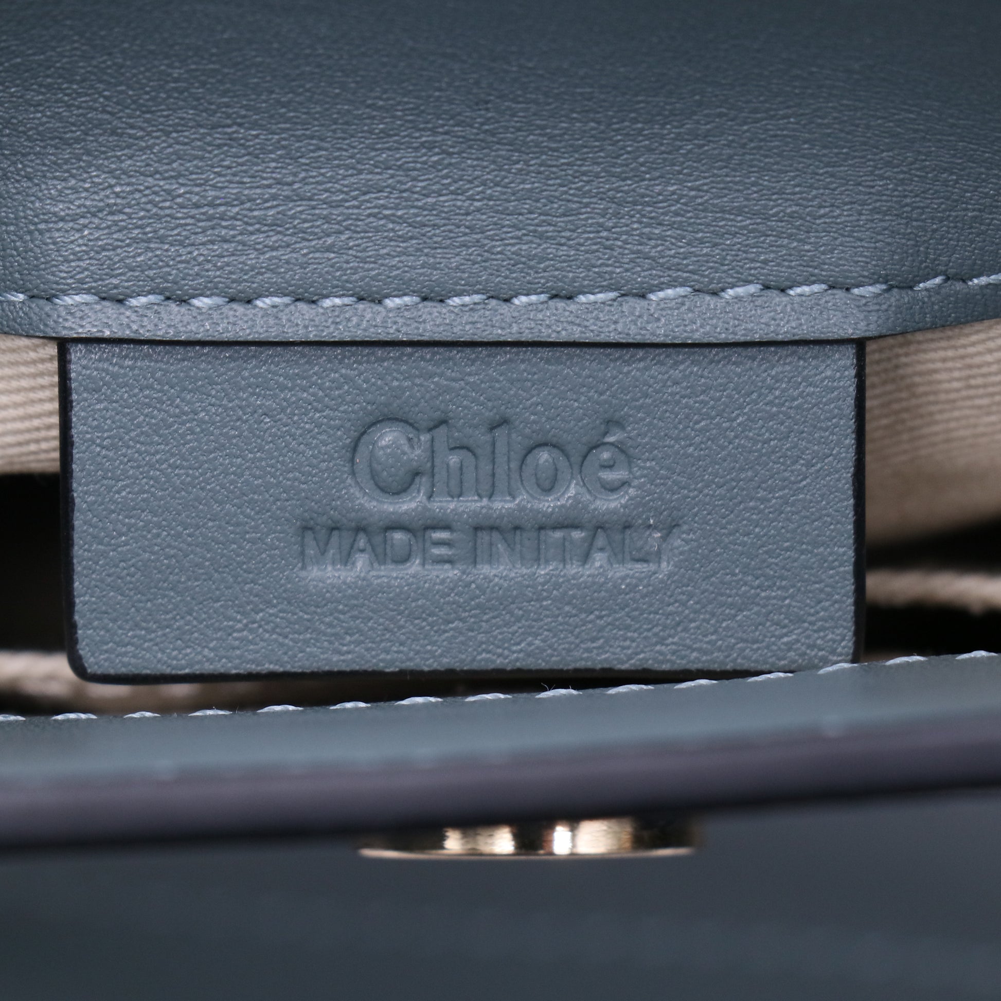 Chloe Suede Calfskin Mini Faye Backpack Cloudy Blue B20986