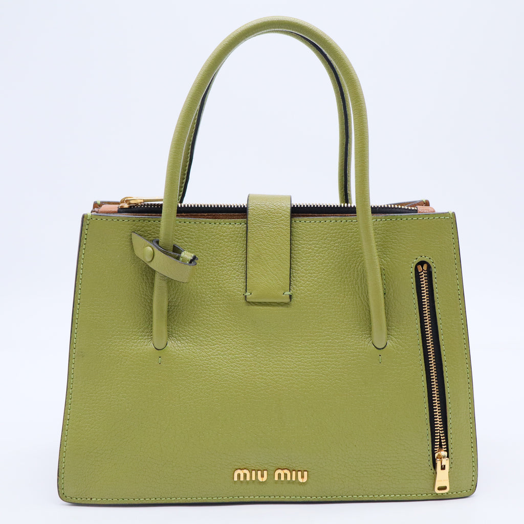 Madras Sac Cabas Convertible en Cuir Moyen B20284