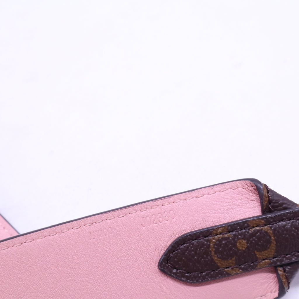 Monogram Bandouliere Shoulder Strap Rose Poudre W20878