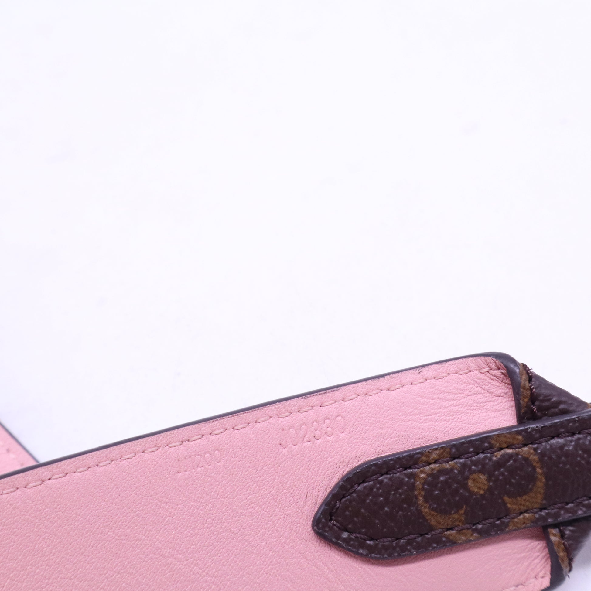 Monogram Bandouliere Shoulder Strap Rose Poudre W20878