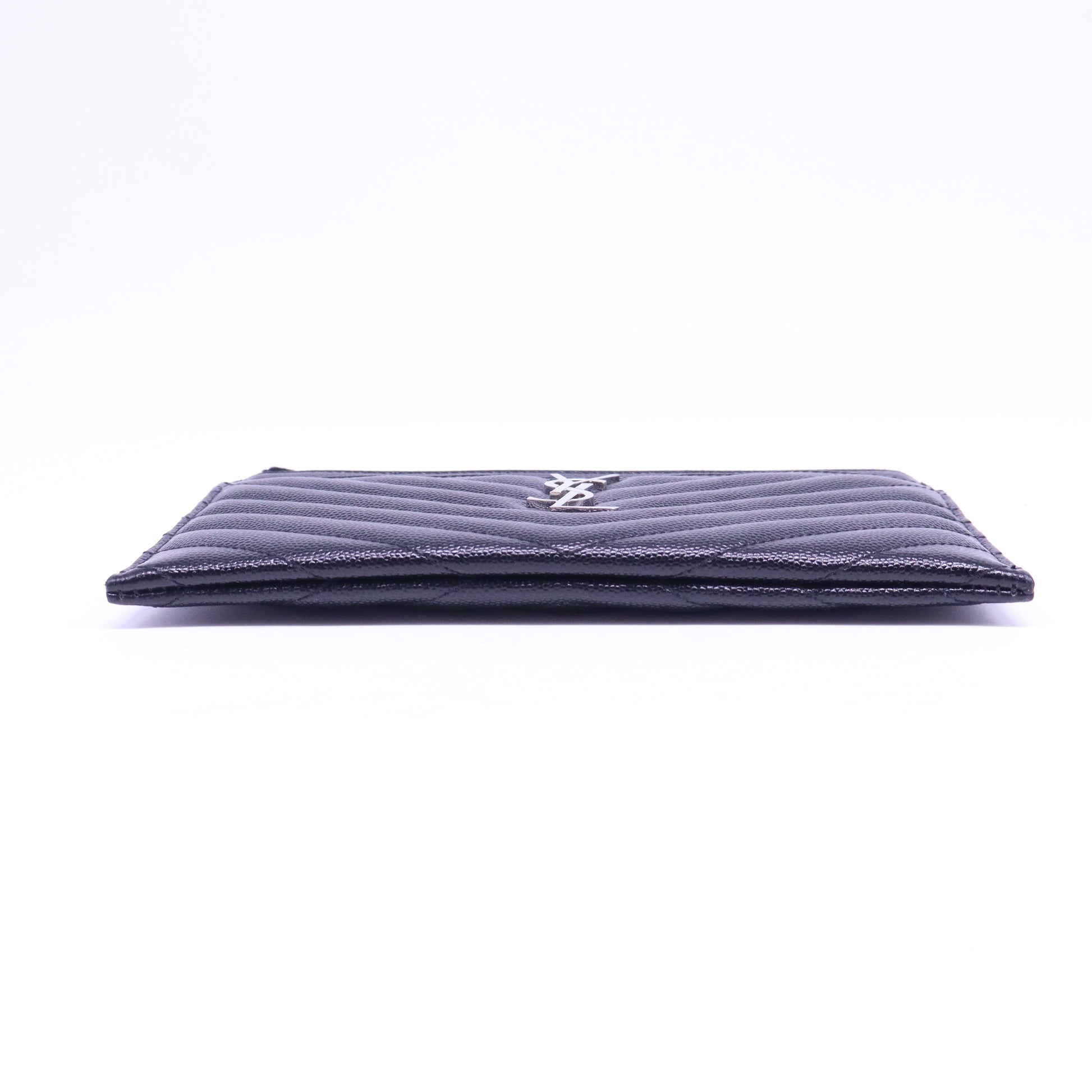 Yves Saint Laurent (YSL) Black Cassandra Zip Pouch W20824