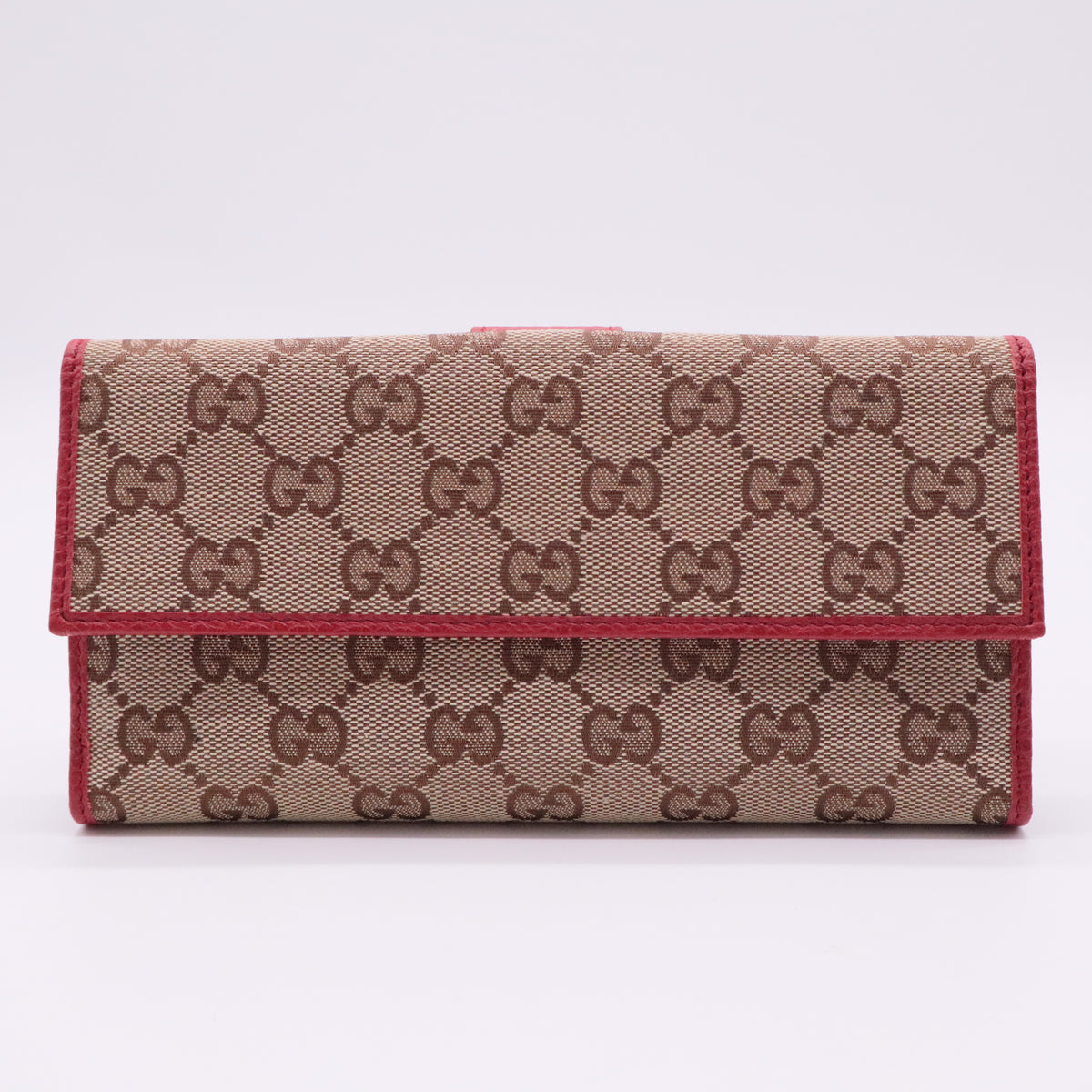 GG Canvas Continental Flap Wallet