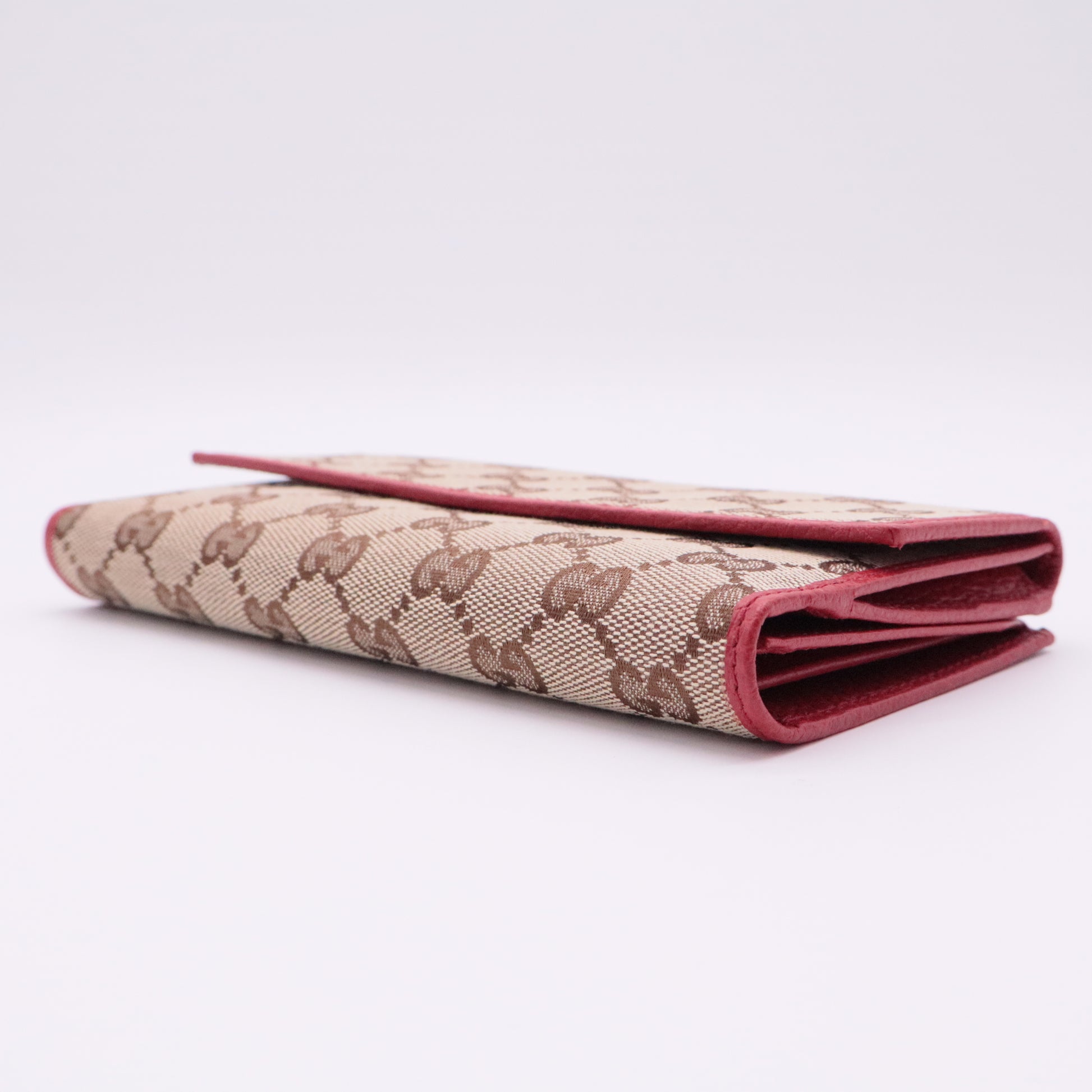GG Canvas Continental Flap Wallet