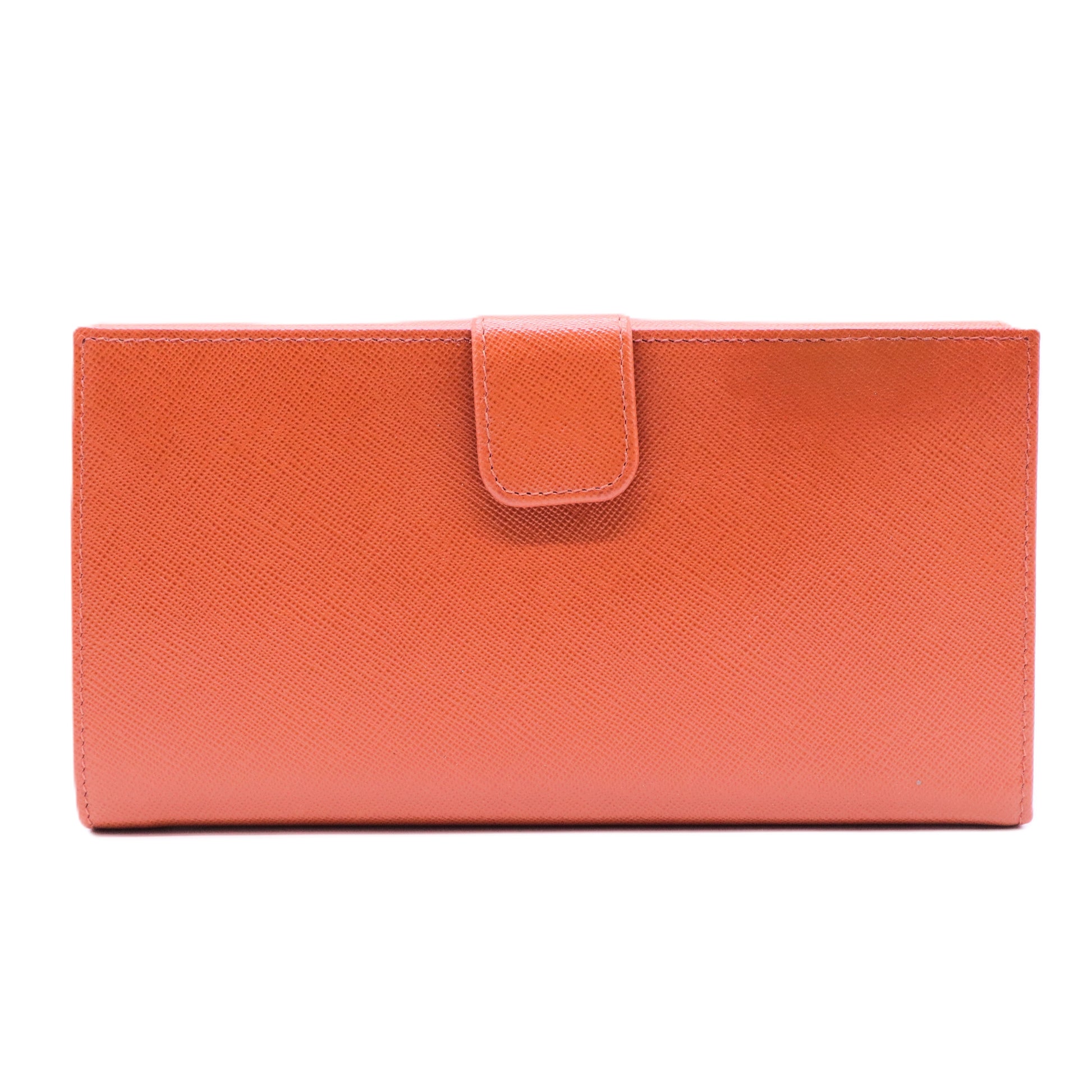 Saffiano Leather Long Wallet