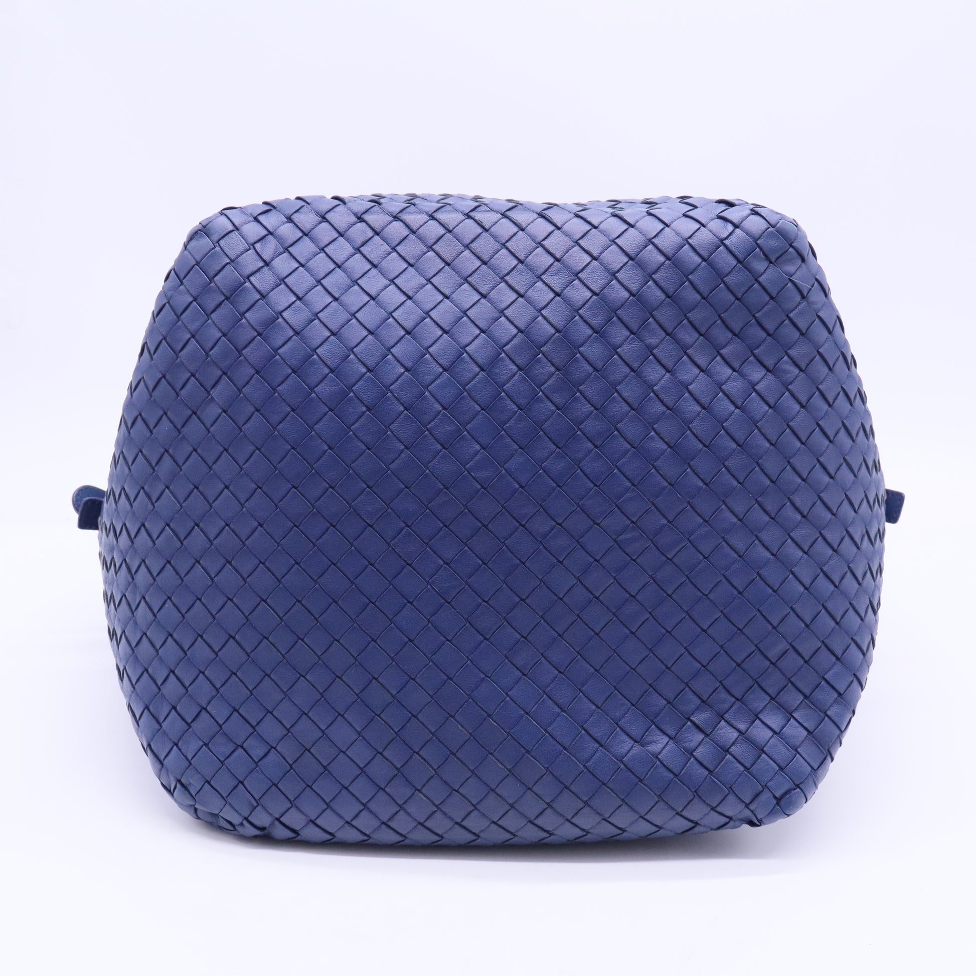 Intrecciato Leather Tote Twins