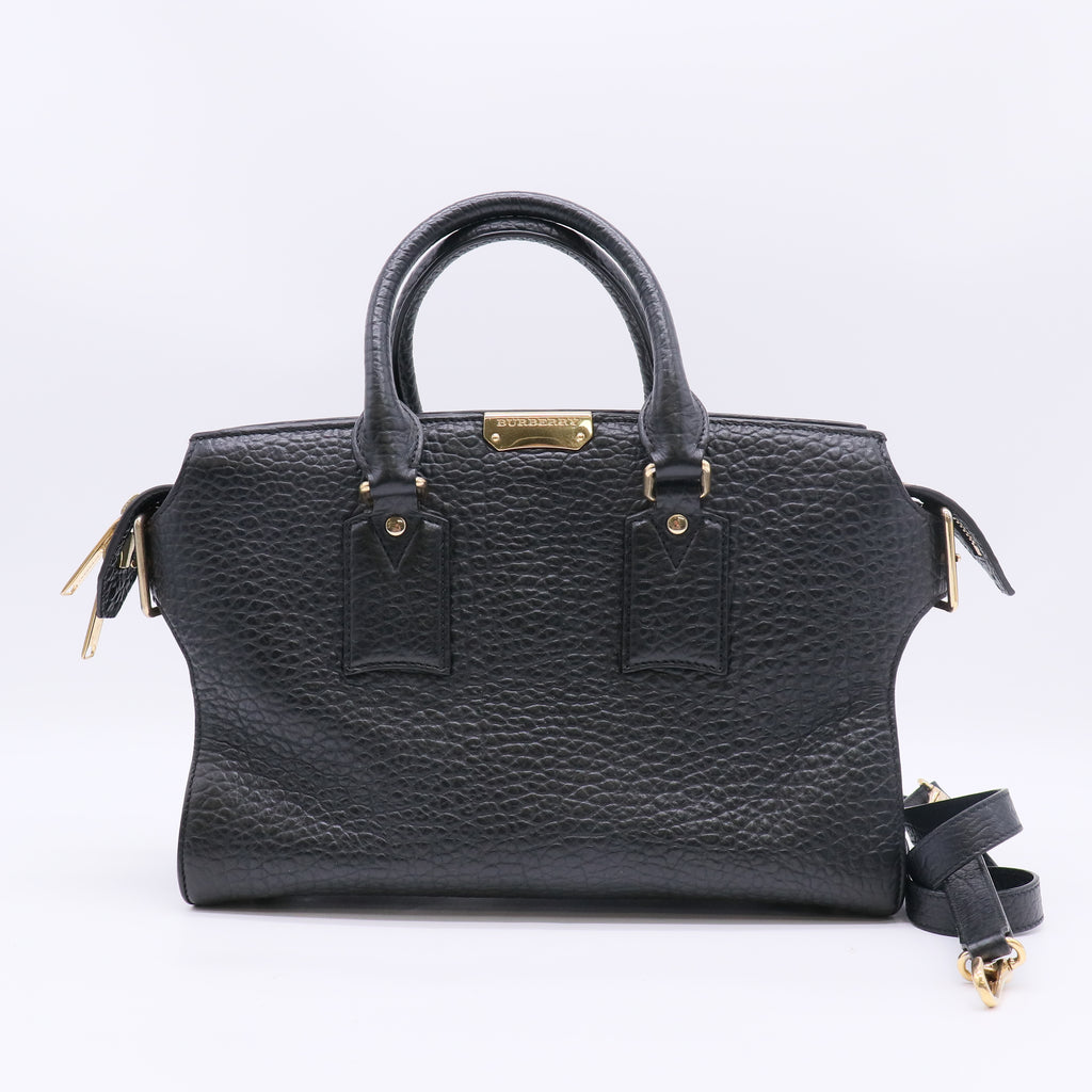 Burberry Heritage Grain Leather Clifton Satchel Bag B23507