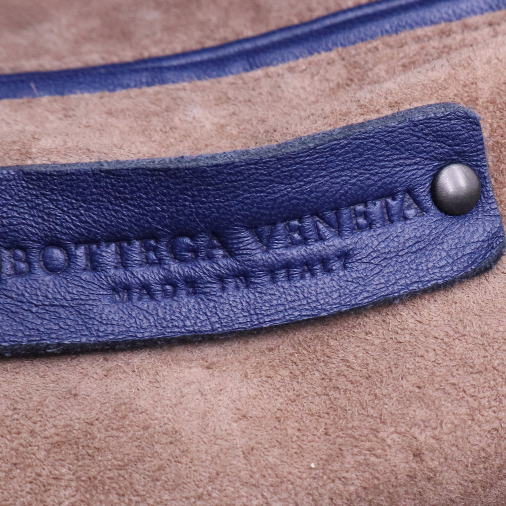Intrecciato Leather Tote Twins