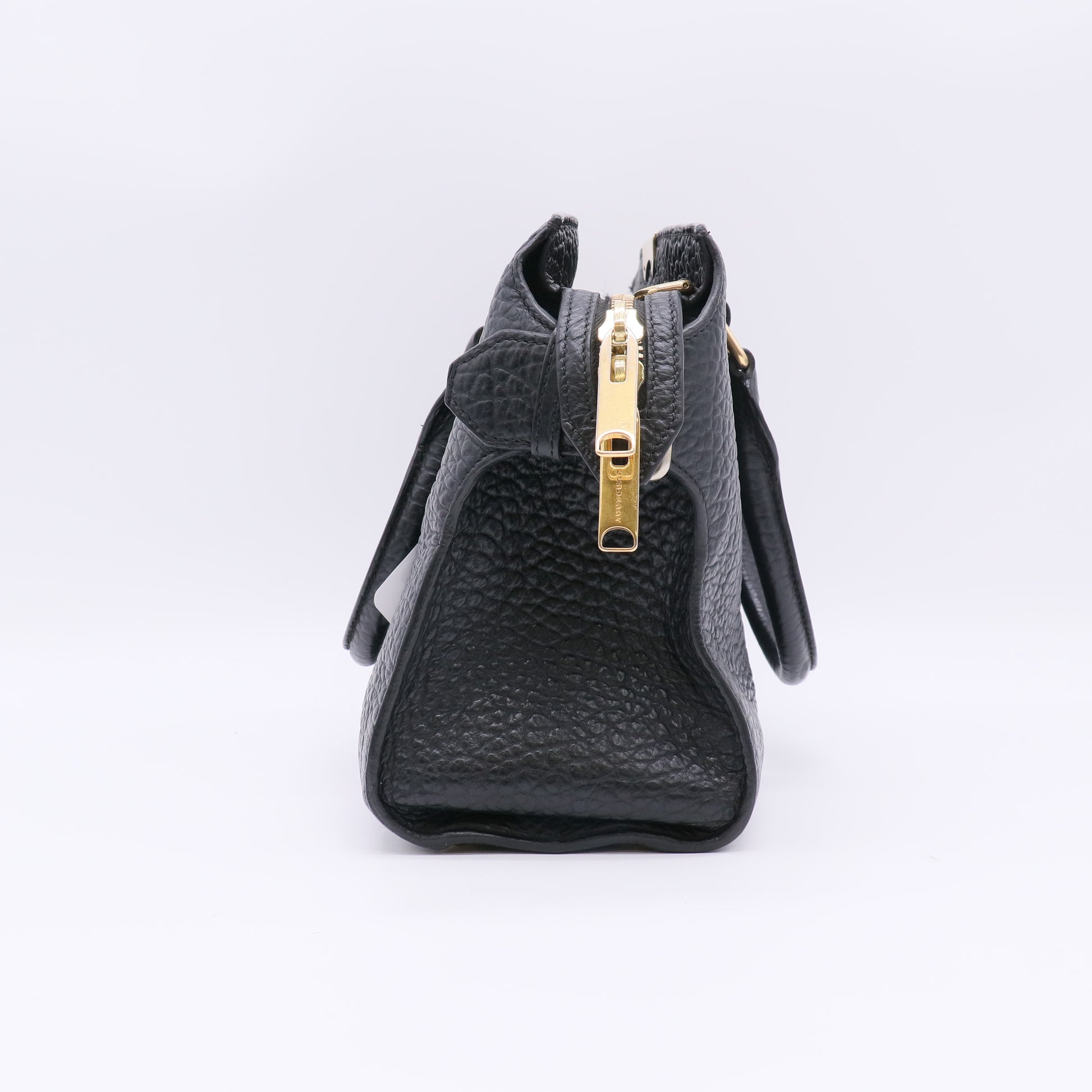 Burberry Heritage Grain Leather Clifton Satchel Bag B23507