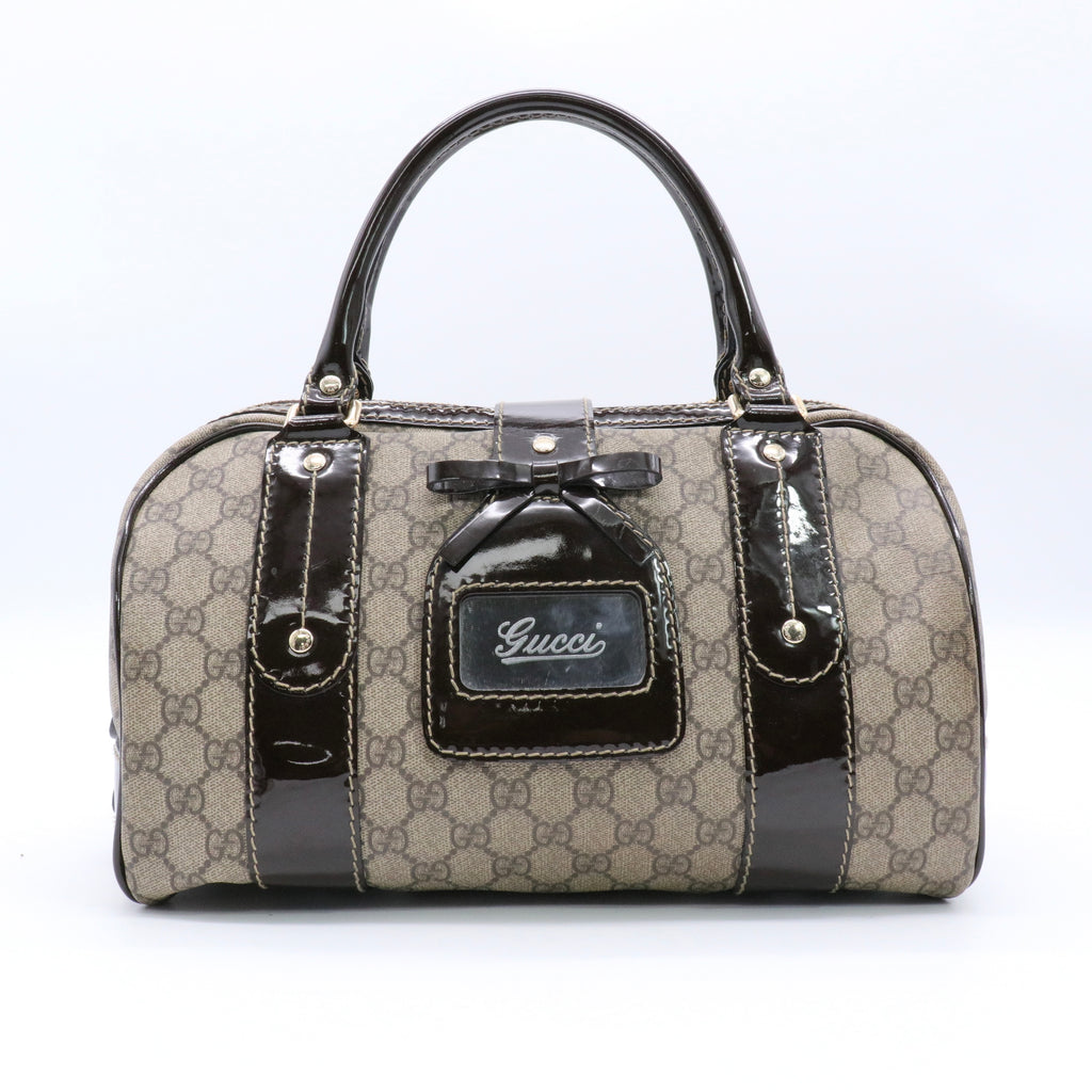 Handbag in GG Supreme Canvas Twins
