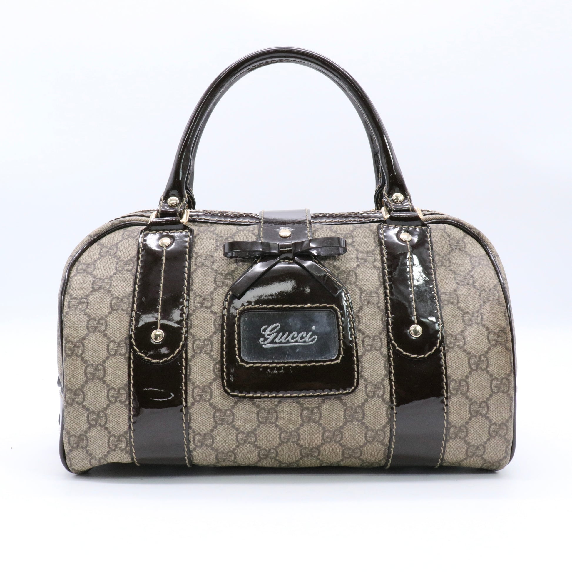 Handbag in GG Supreme Canvas Twins