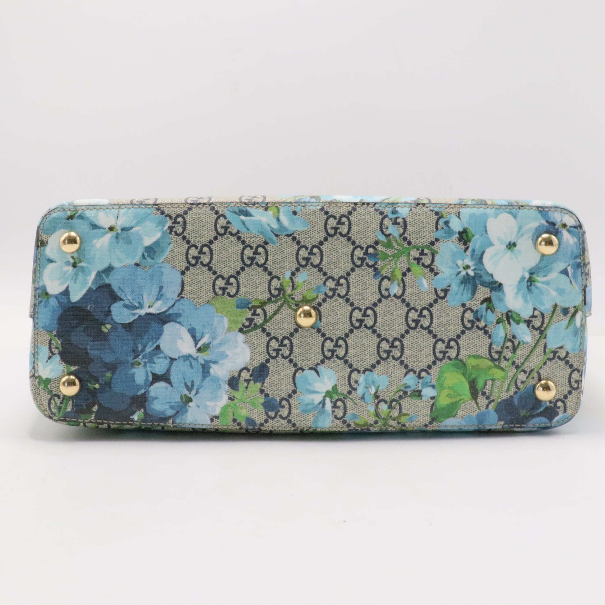 Linea A Zip Tote (Outlet) Blooms Print GG Coated Canvas Medium