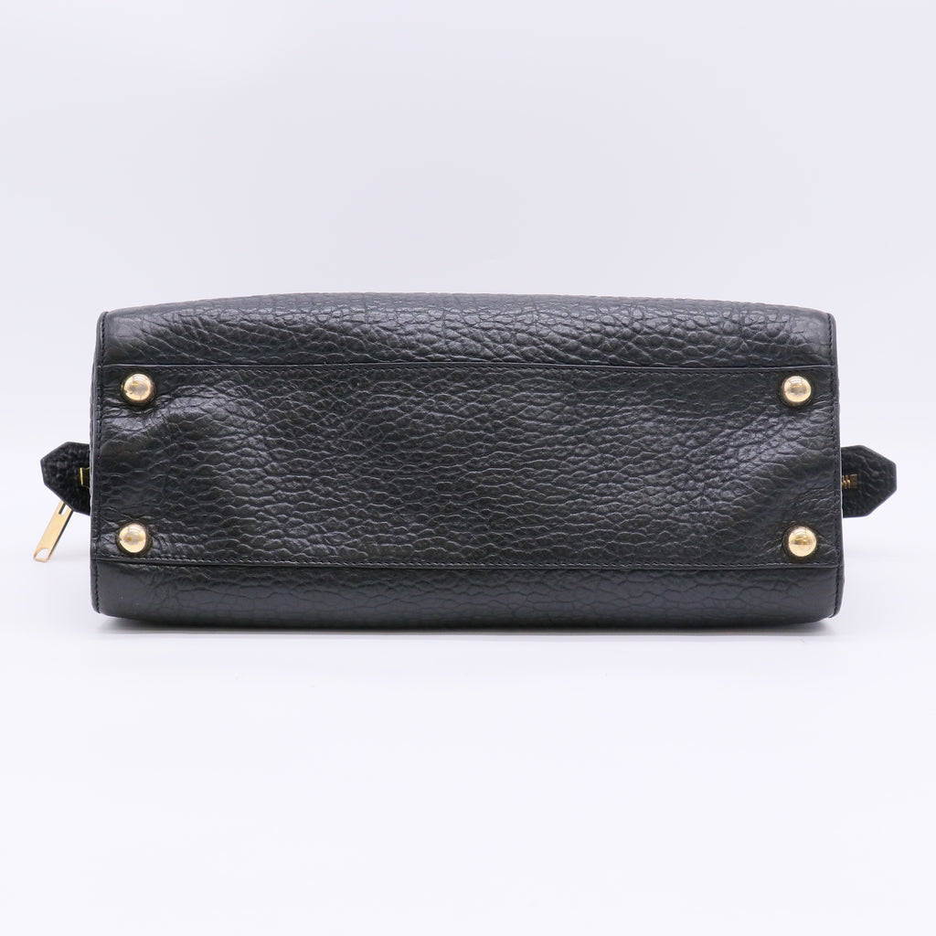 Burberry Heritage Grain Leather Clifton Satchel Bag B23507