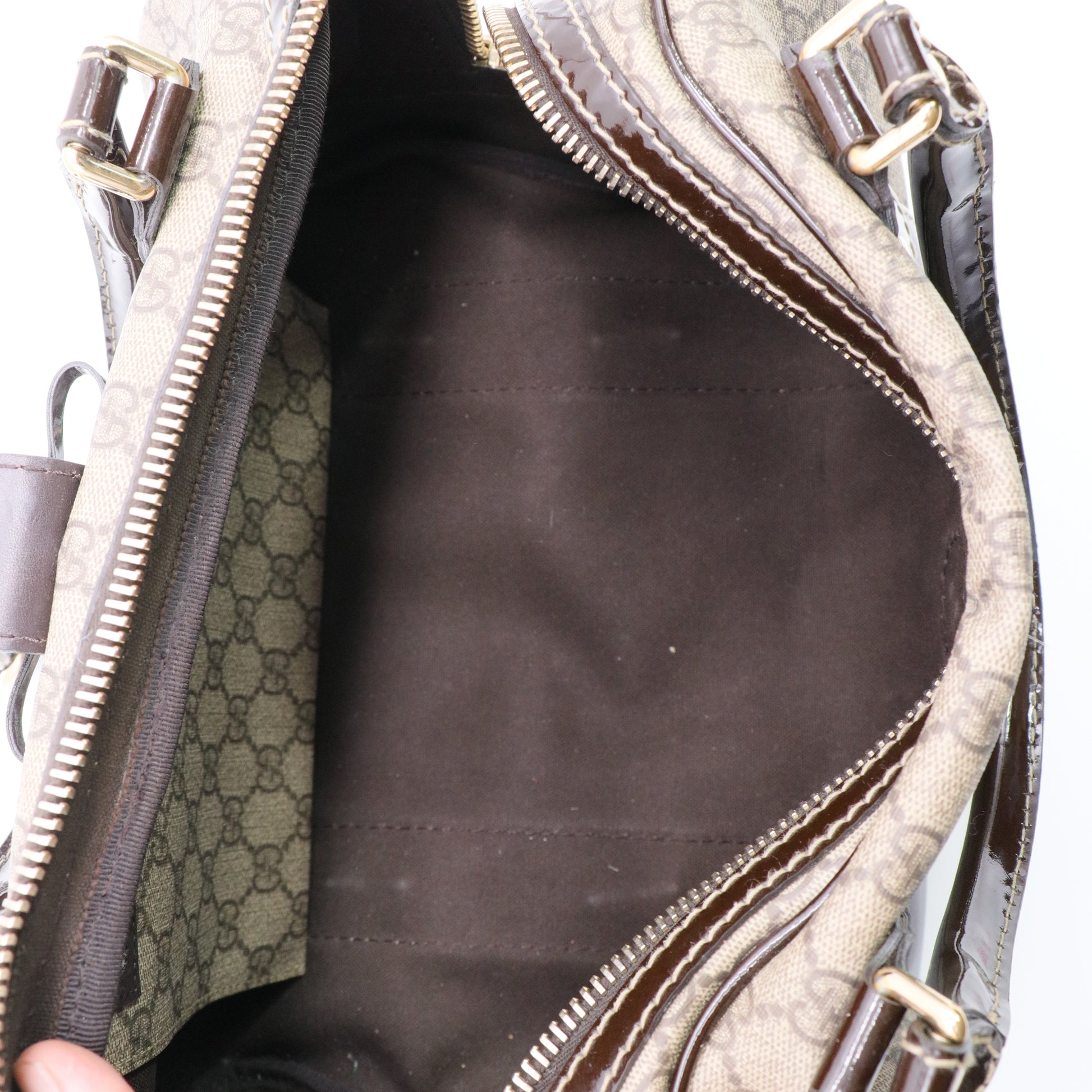 Handbag in GG Supreme Canvas Twins